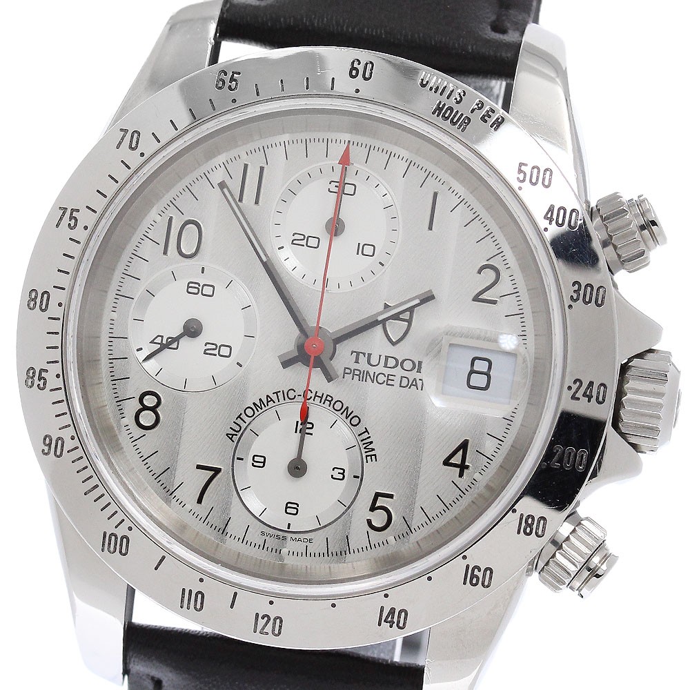 TUDOR Prince Date Chrono Time 79280P Silver Dial Automatic Men’s Watch_956964