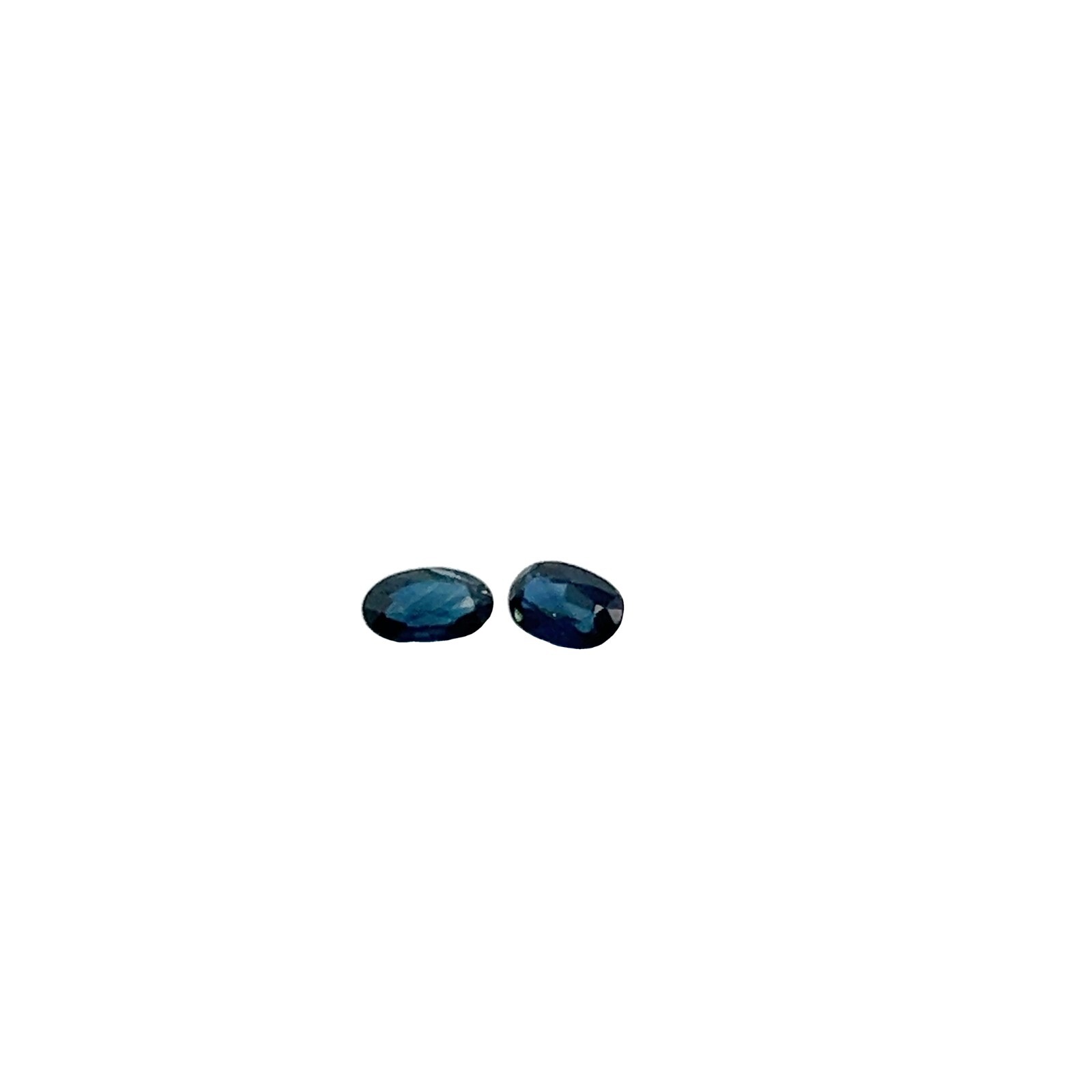 0.36ct Oval Cut Natural Genuine Dark Blue Sapphire Gemstone 5 x 3.5mm