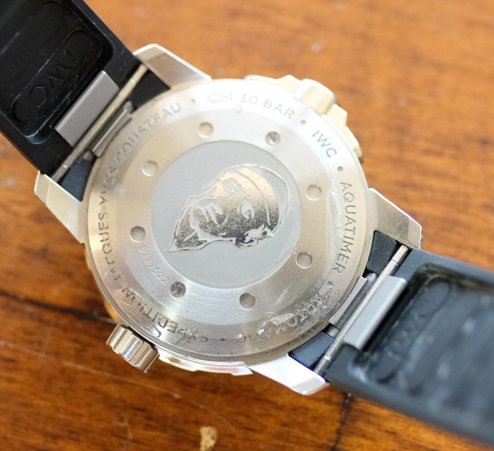 IWC Aquatimer Cousteau Automatic Steel Mens 42mm Watch IW3290-05 – Used