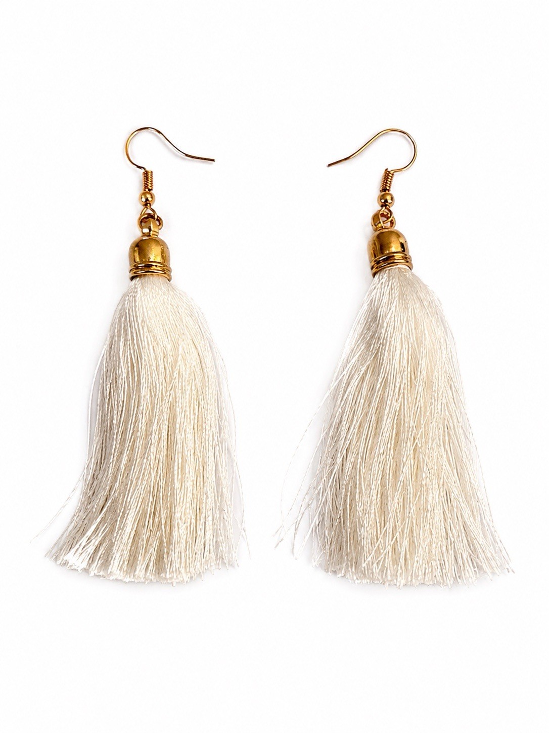 Ivory Tassel Drop Earrings Gift Box Included Ready to Gift Elegant Boho