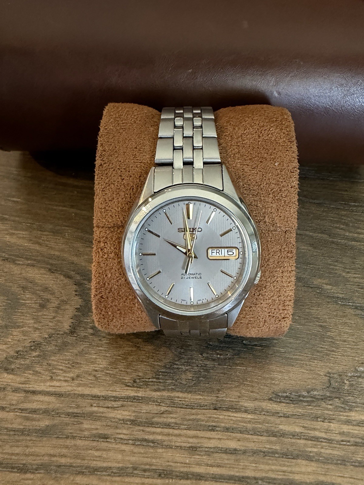 Seiko Seiko 5 Automatic Grey Dial Men’s Watch SNKL19J1