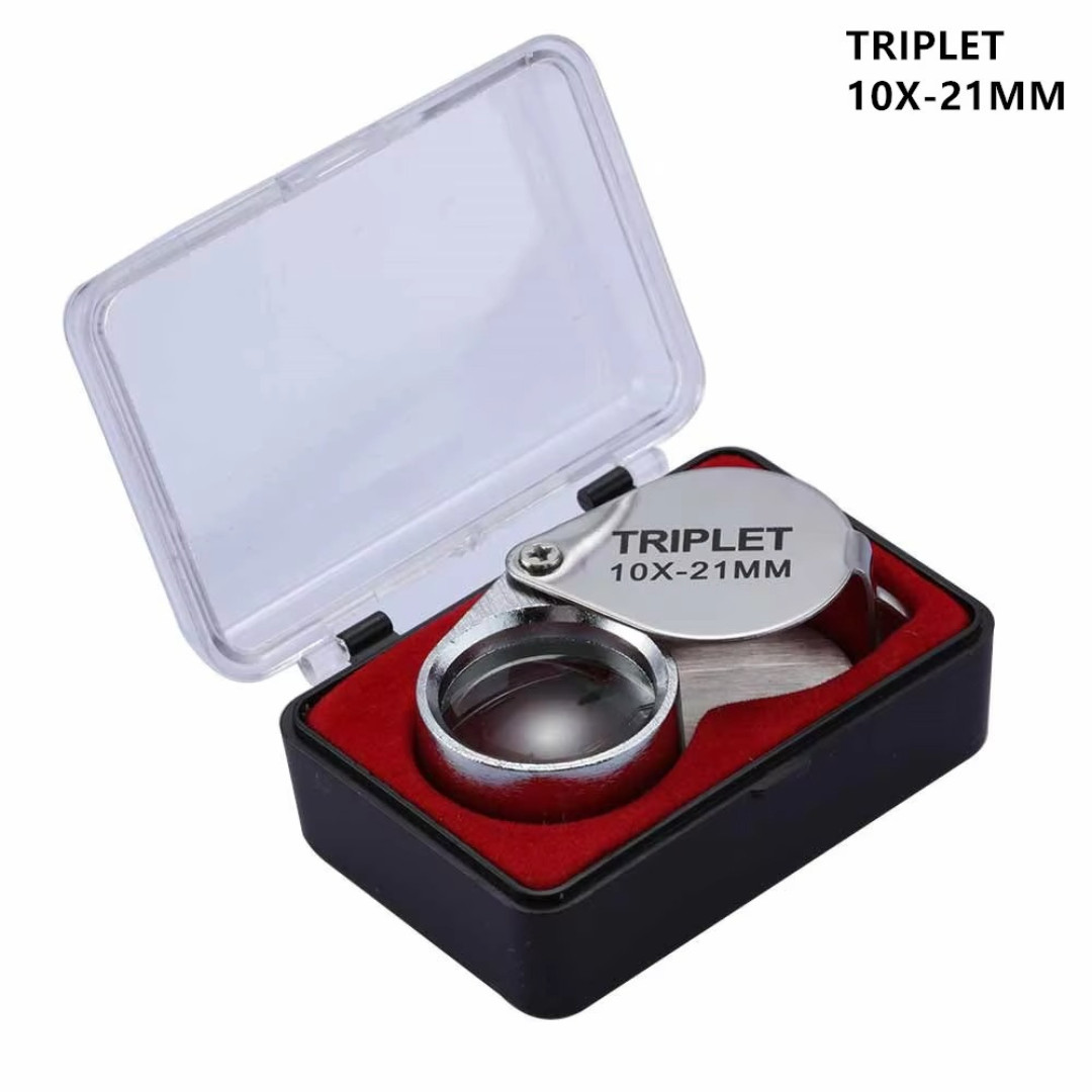10-30X Jeweler’s Glass Magnifying Loupe-Eye Magnifier for Jewelry, Coin, Stamp