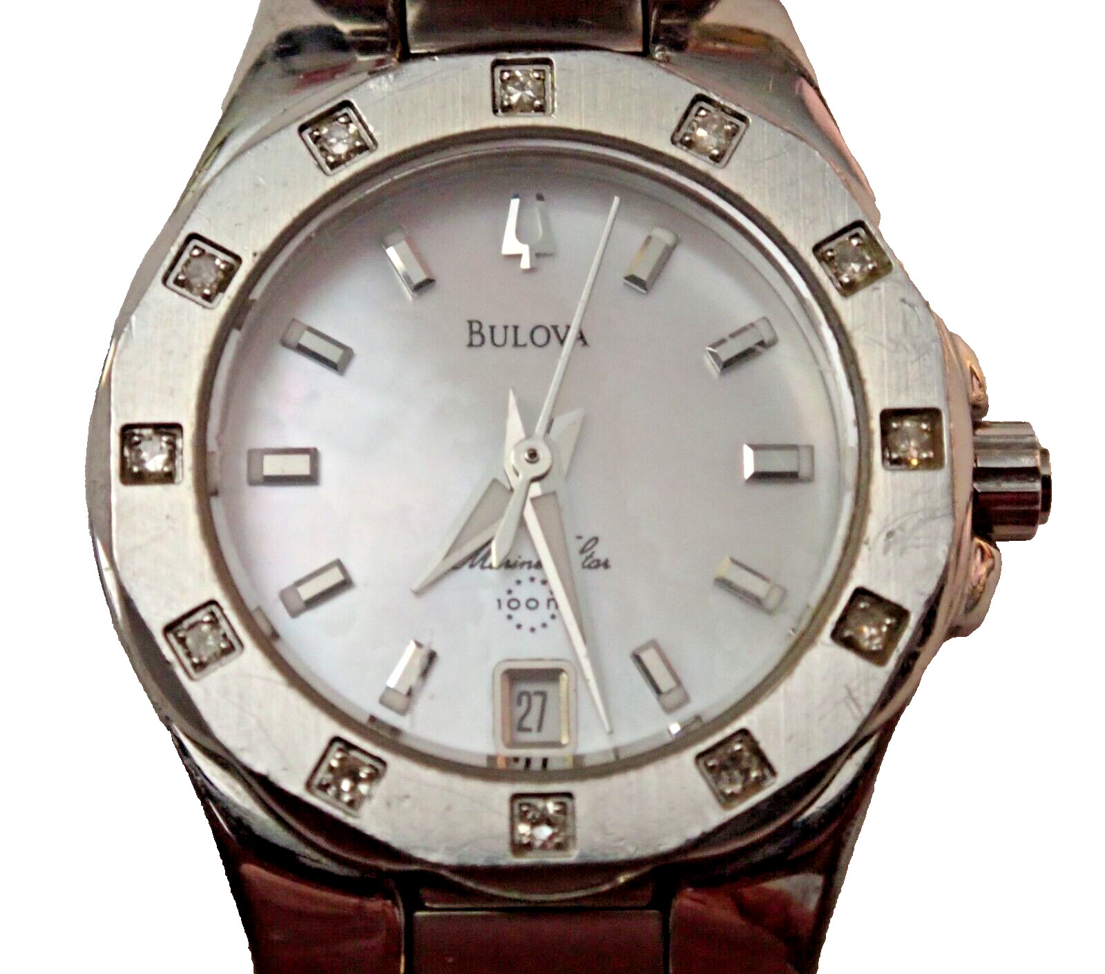 BULOVA A6 MARINE STAR Quartz Diamonds Women’s Wristwatch