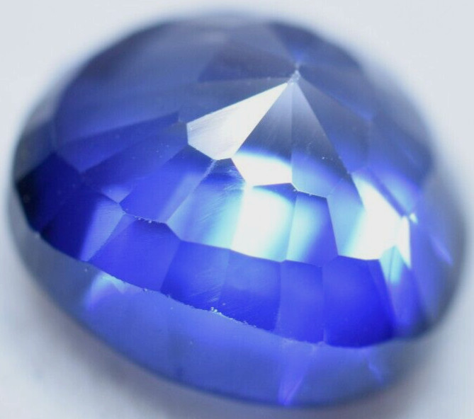 Extremely Rare & Flawless 7.25 CT Natural Benitoite GGL Certified Loose Gemstone