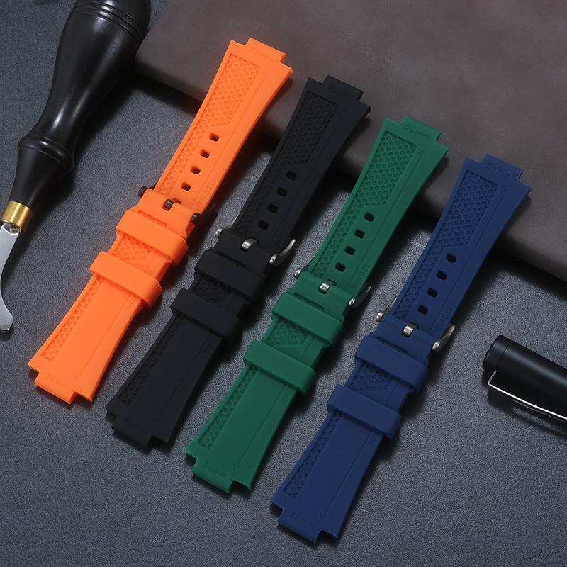 24x11mm 24x12mm Rubber Watch Strap Band for Oris Aquis Silicone Replacement