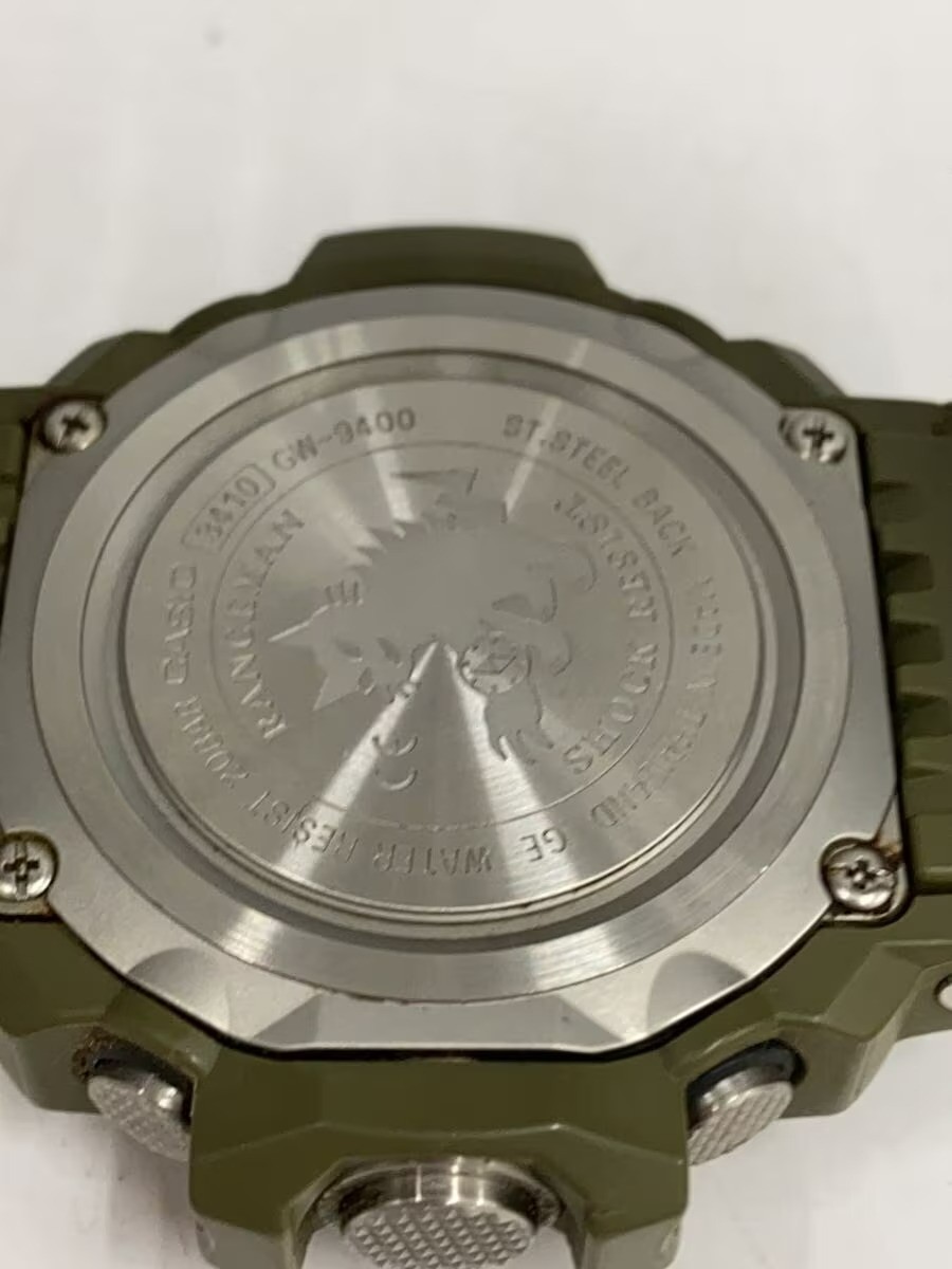 Casio G-Shock GW-9400CMJ-3JR Rangeman Green Camo Solar Boxed Used Japan