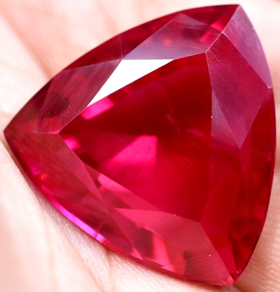 Natural 36.95 Ct Mogok Pink Huge Ruby Sparkling GGL Certified Loose Gemstone