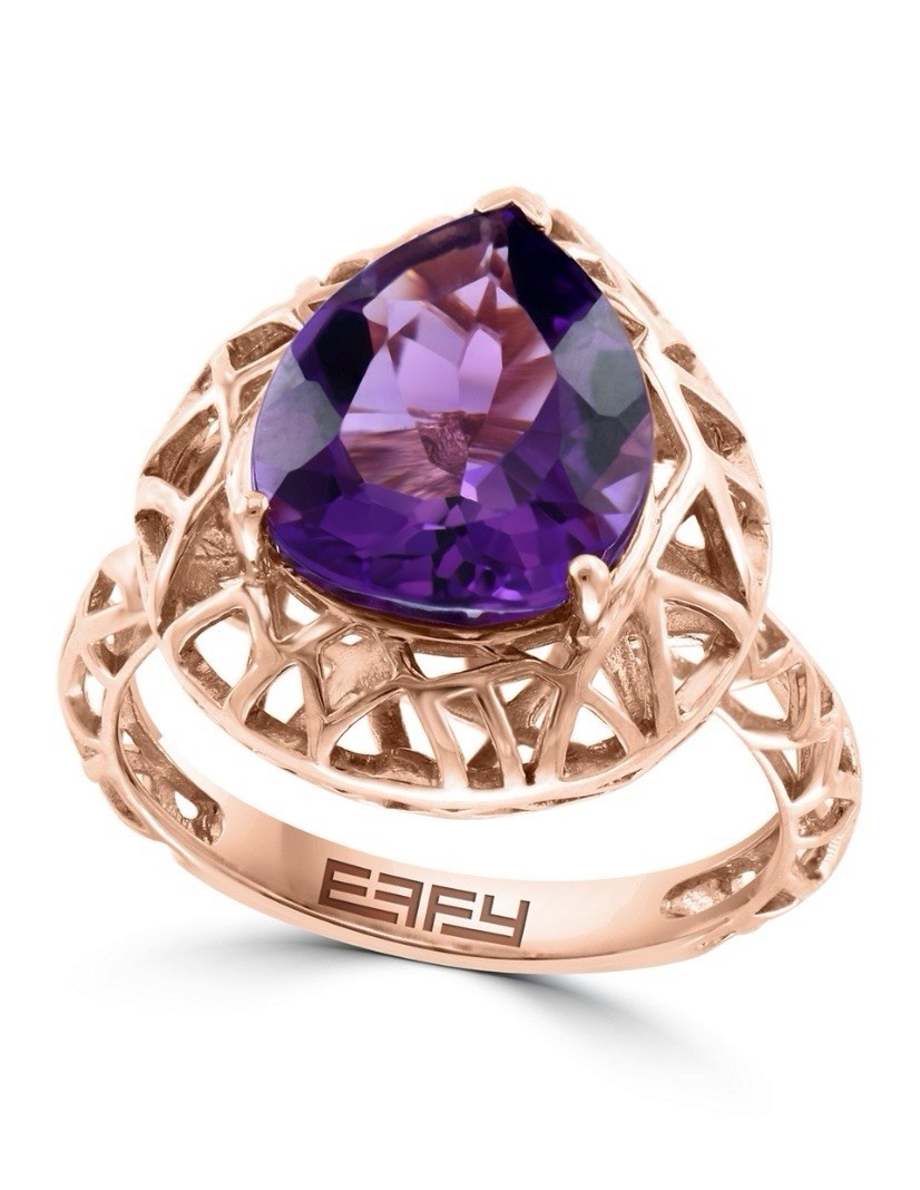 NEW! Effy Amethyst Cocktail Ring / Size 7 / MSRP $675/ A Great Gift !