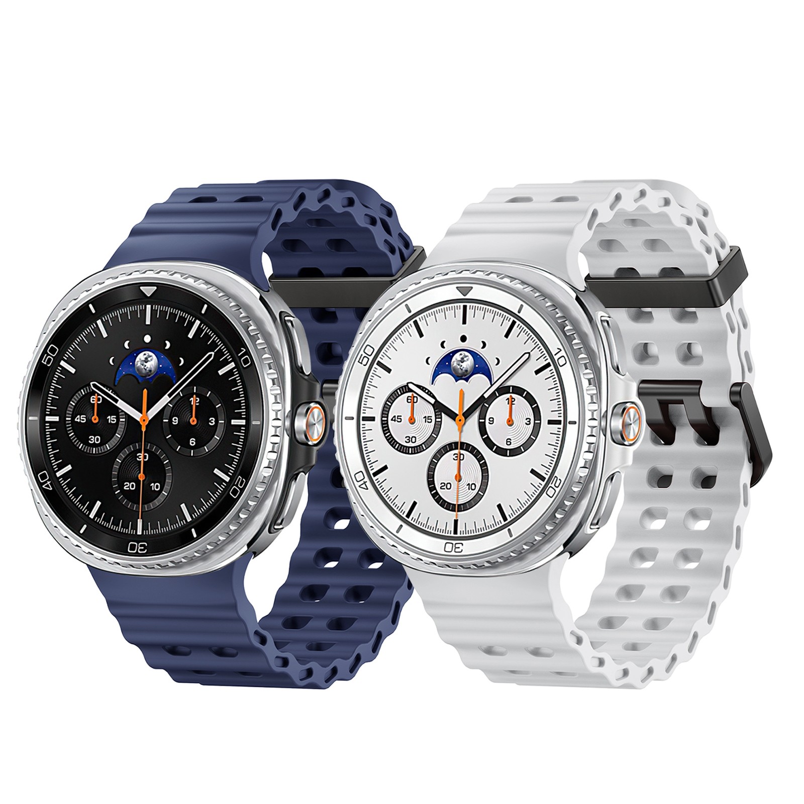 For Samsung Galaxy Watch 8 Classic 46mm/8 40/44mm Silicone Strap Breathable Band