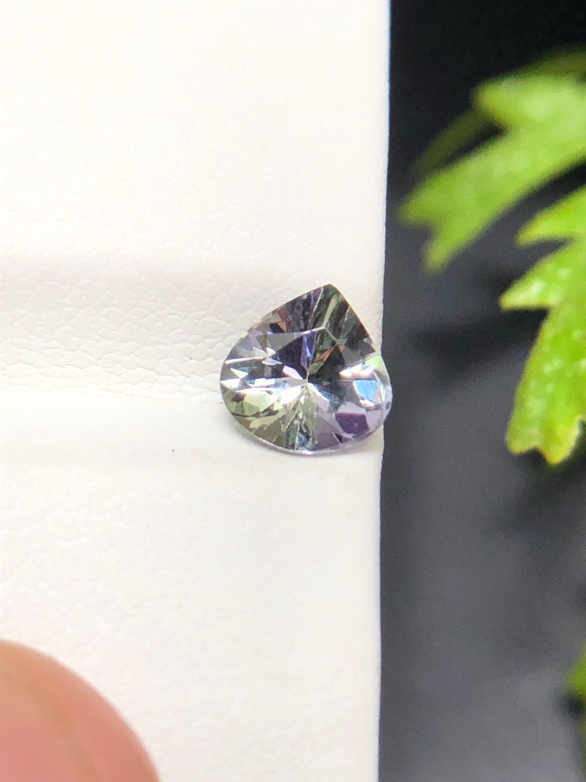 6 MM Natural Tanzanite Heart Cut, 0.70 Ct Green Purple Blue Color Unheated Stone