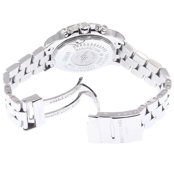 Breitling Colt A73380 41mm SS Black / Silver Dial Quartz Watch #C7348