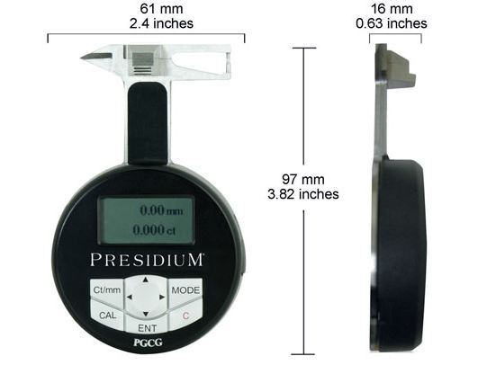 PRESIDIUM GEM COMPUTER GAUGE FOR DIAMONDS AND GEMSTONES PEGCG – NEW!