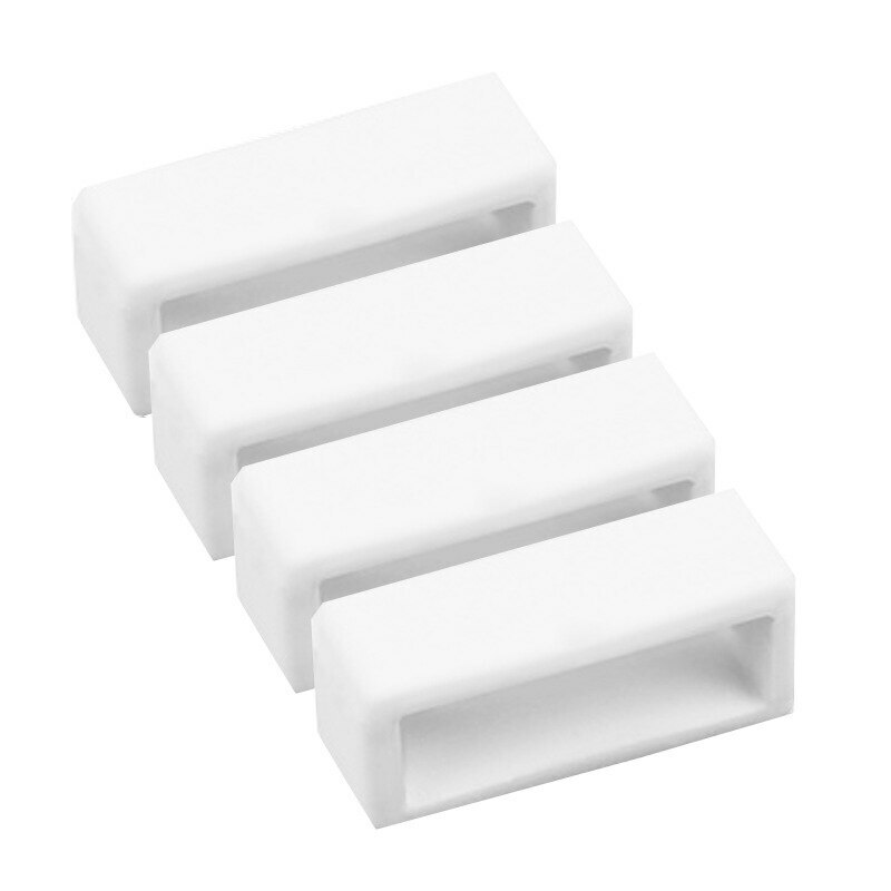 3pcs Silicone Watch Band Ring Loops 12-22mm 24mm-30mm Rubber Strap Clasp Locker