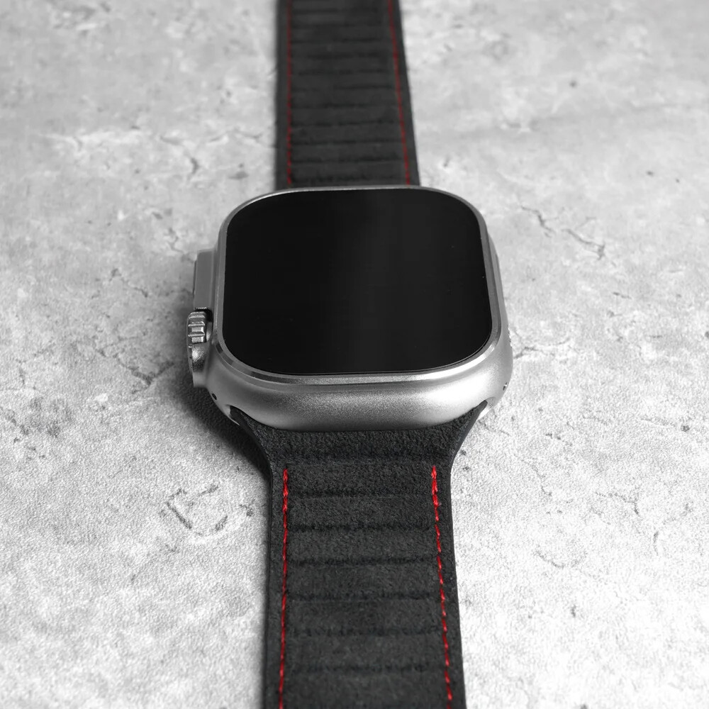 Magnetic ALCANTARA Strap for Apple Watch Ultra 2 Band Suede Leather Accessories
