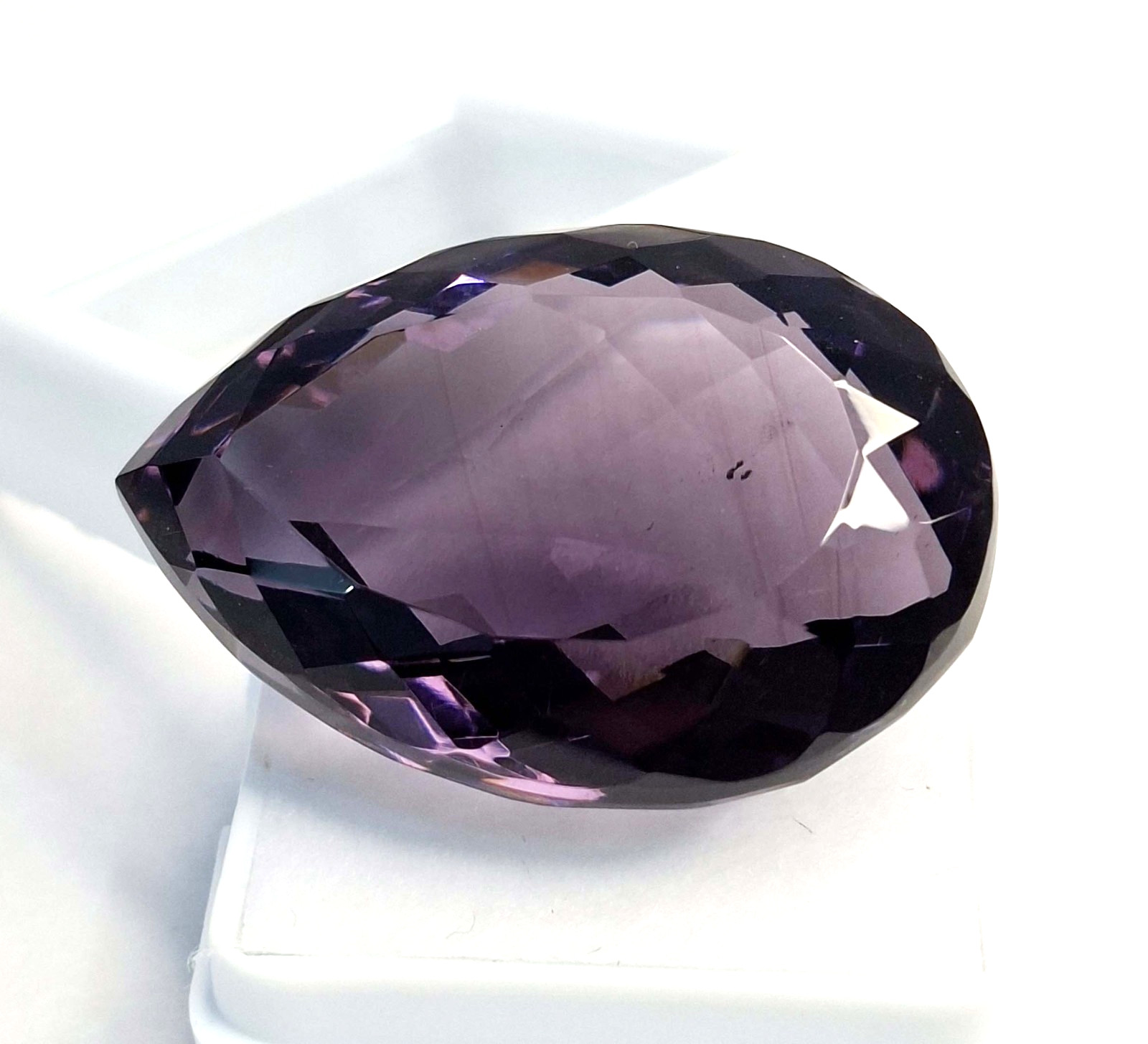 Purple Amethyst Pear Cut 58-60 Ct Natural Loose EGL Certified Gemstone RK884