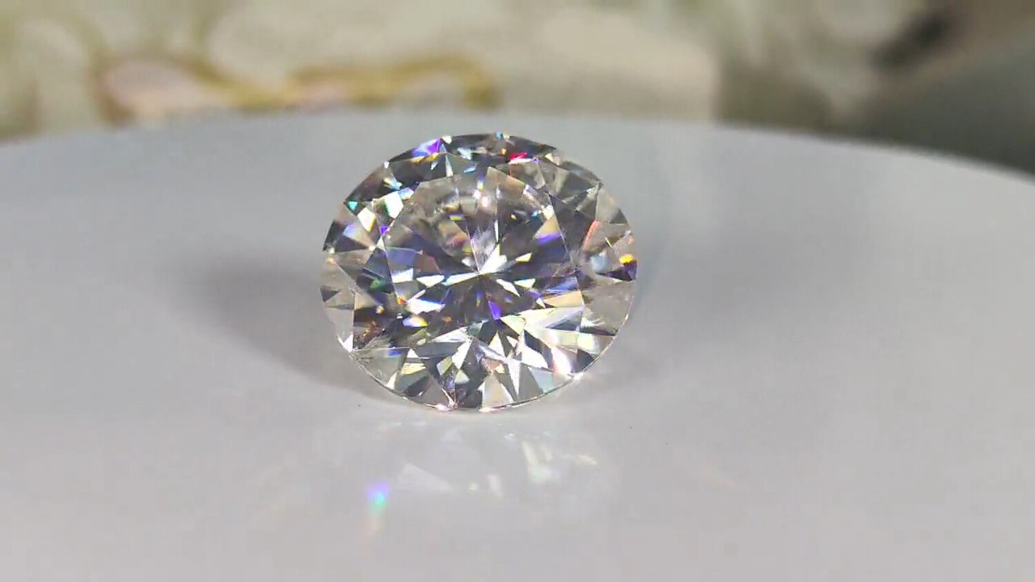 925 Sterling Silver 7.36Ct Round Lab Diamond Ring VS1 F Color Engagement