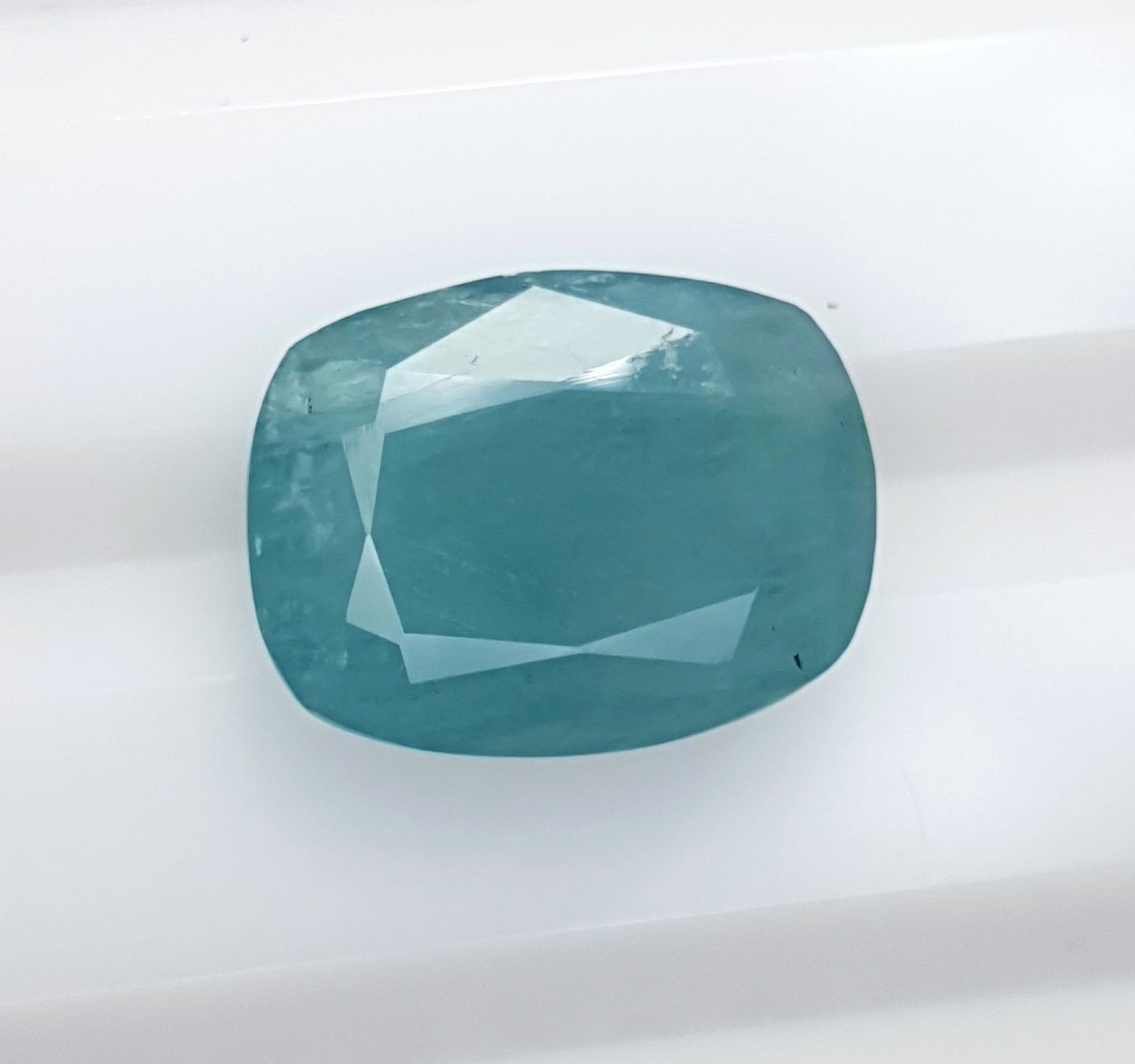 Natural Rarest Teal Tone Grandidierite 5.60 Carats – Rectangular Cushion