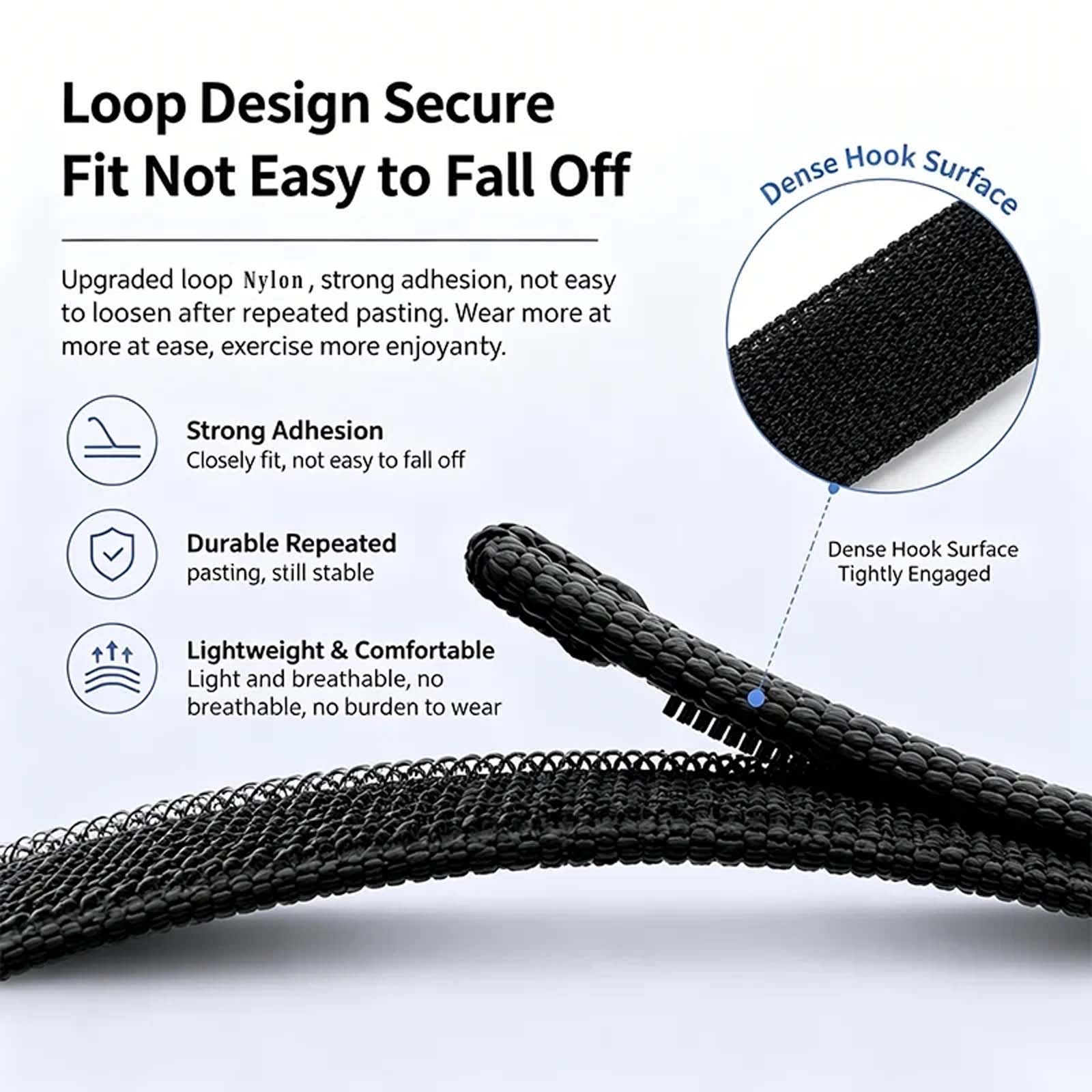 For Google Fitbit Air Weaving Nylon Sports Loop Adjustable Strap Band Bracelet