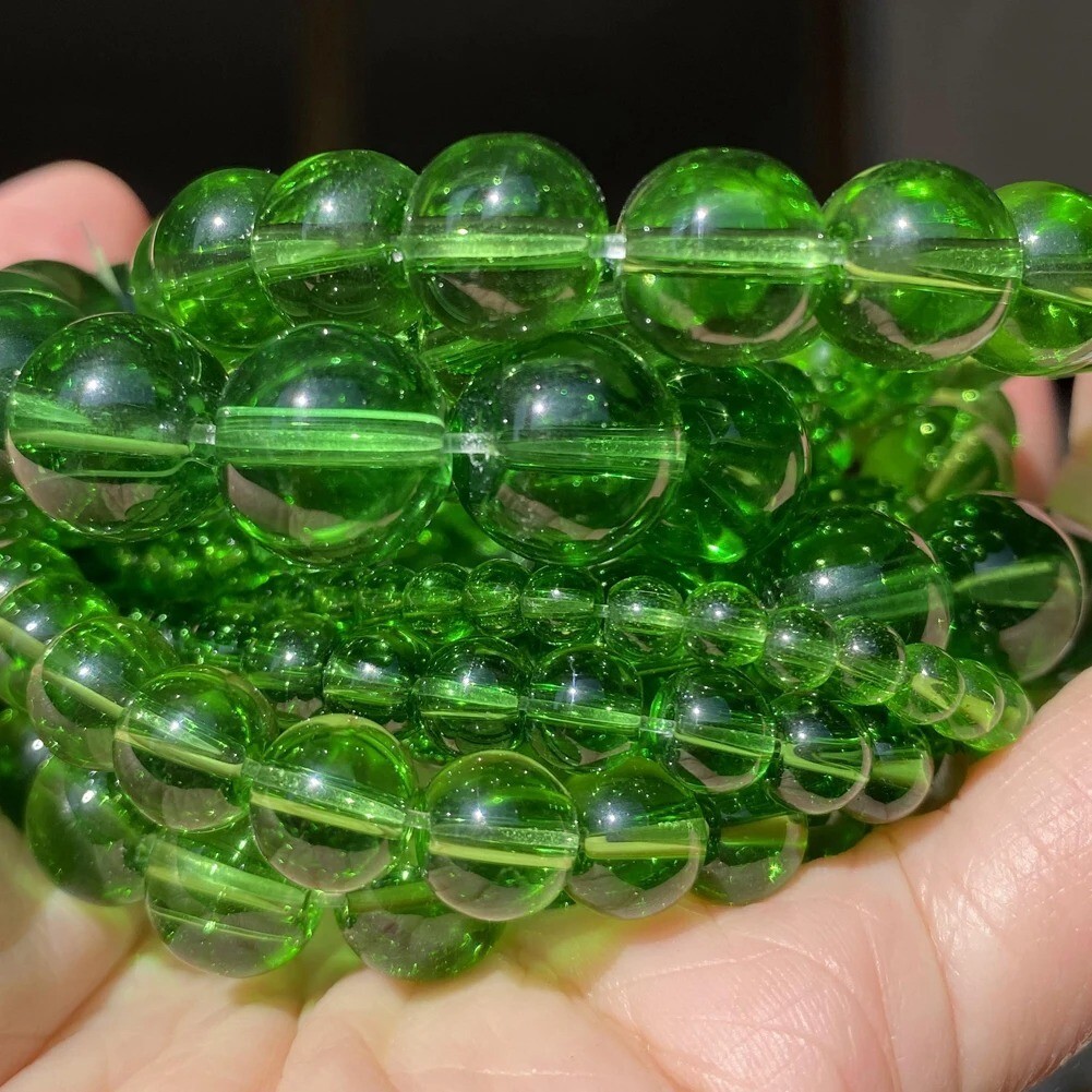 Natural Gemstone Round Spacer Loose Beads 4mm -10mm Jewelry Making DIY