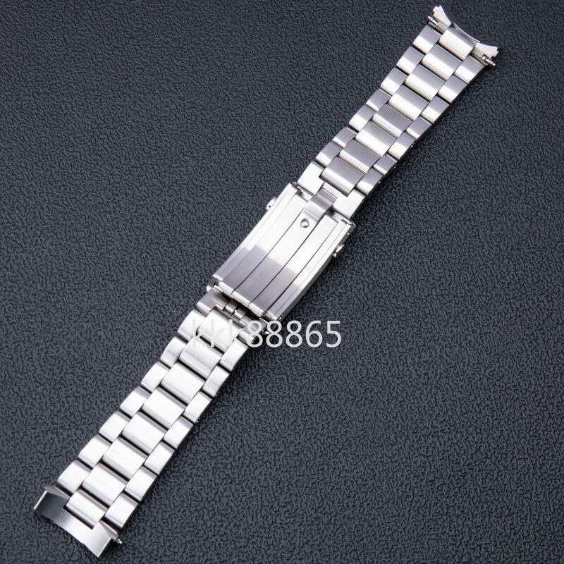 21mm 316L Steel Bracelet with Push Clasp Fits Omega Planet Ocean 600M 43.5mm