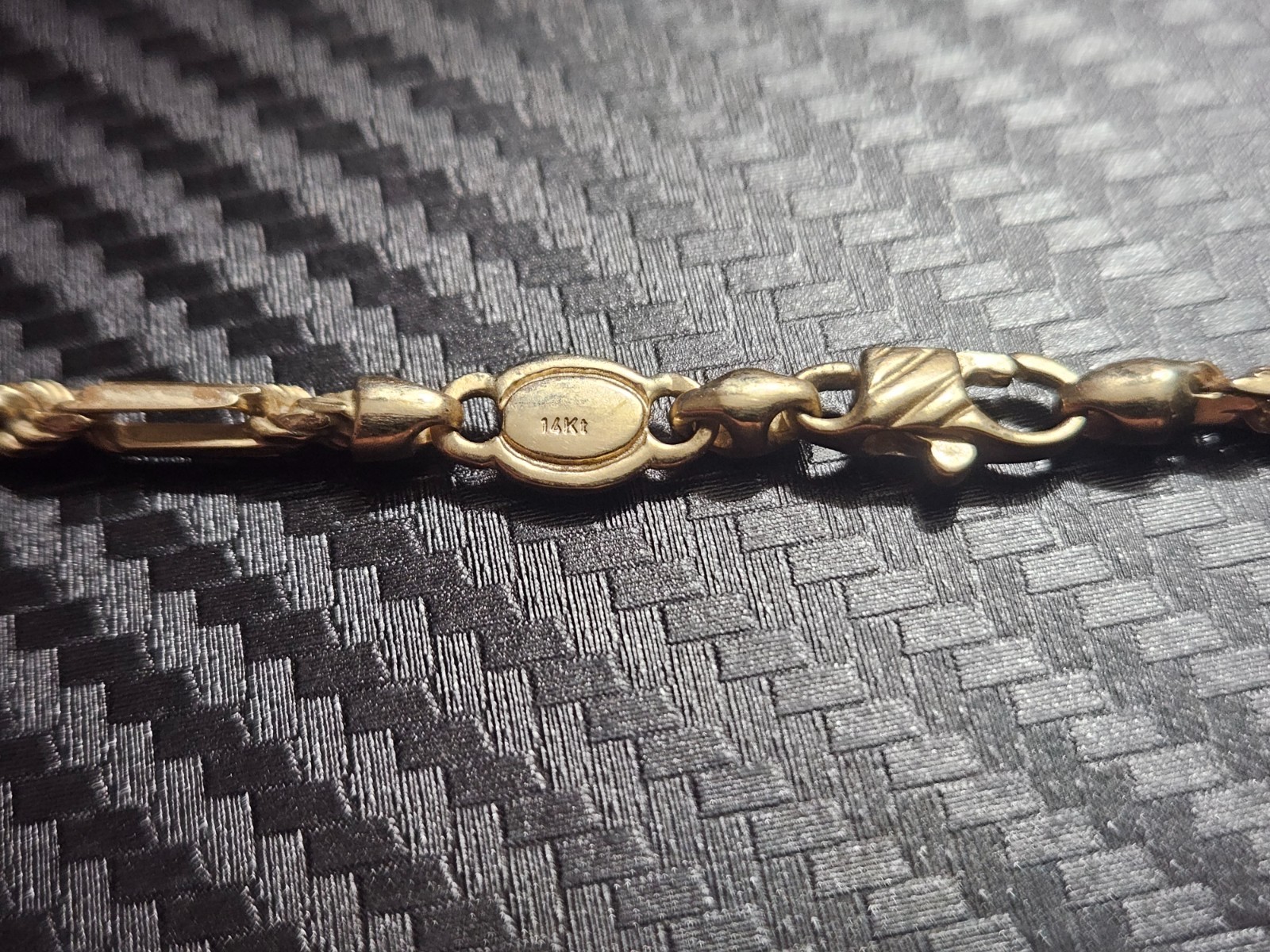 14k Milano Figarope Chain Yellow Gold 3mm Wide 19 grams 22 inch long