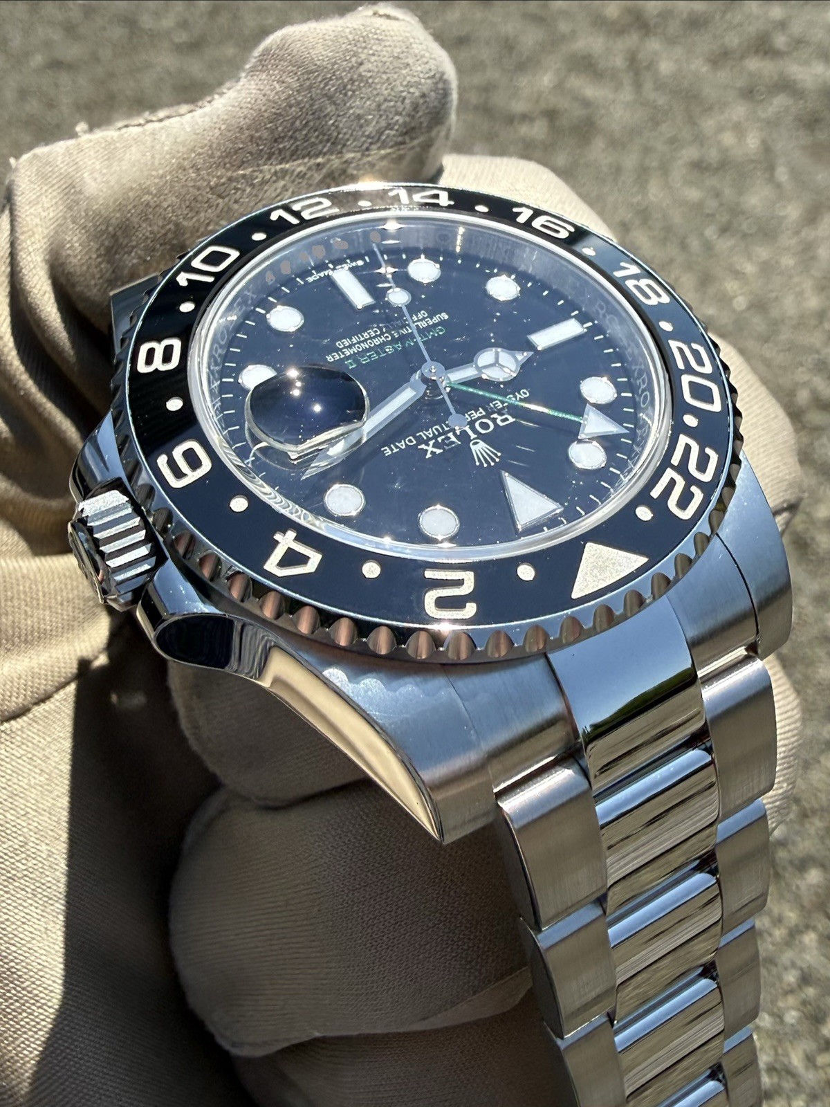 Rolex GMT-Master II 40mm Stainless Steel Black Dial 116710LN Watch
