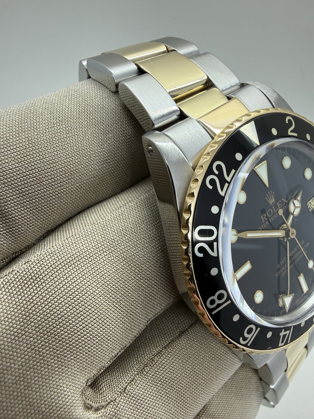 1986 Rolex GMT Master Steel Gold Oyster Black Dial Auto 40mm 16753 *2026 RSC*