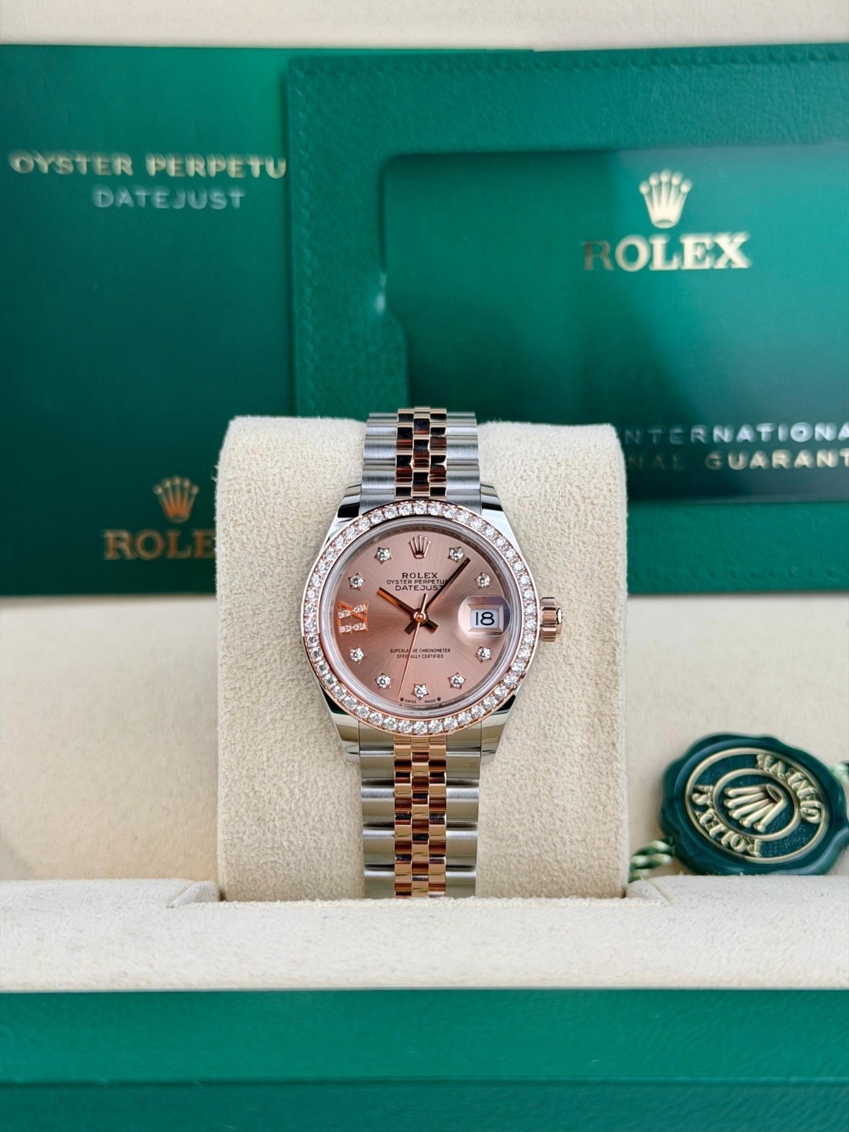 Rolex Datejust 28 Rose Diamond Star IX Jubilee 2026 Unworn 279381RBR