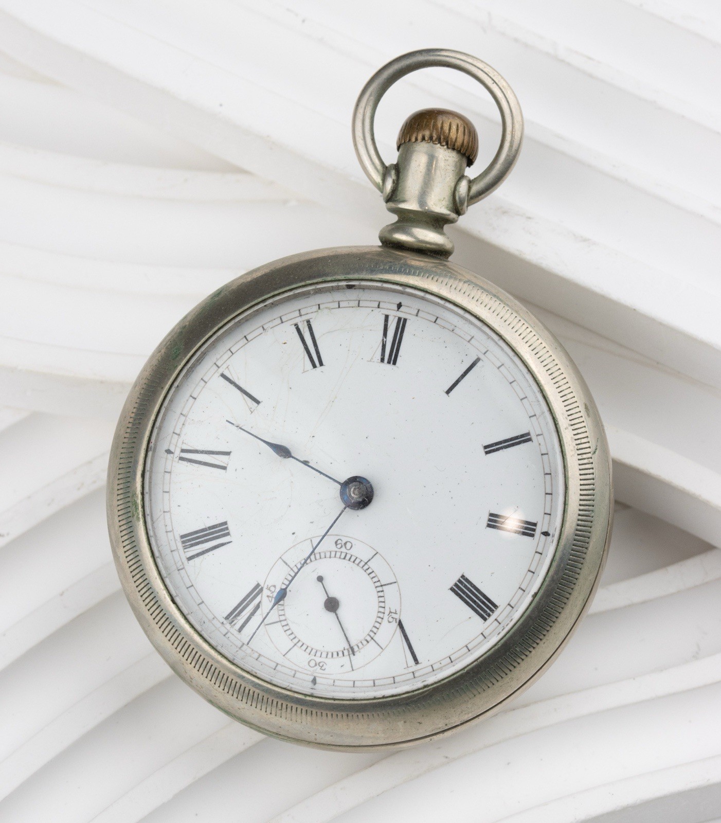 1884 Waltham Sterling Model 1879 18s 7J Pocket Watch AS IS – 1546b