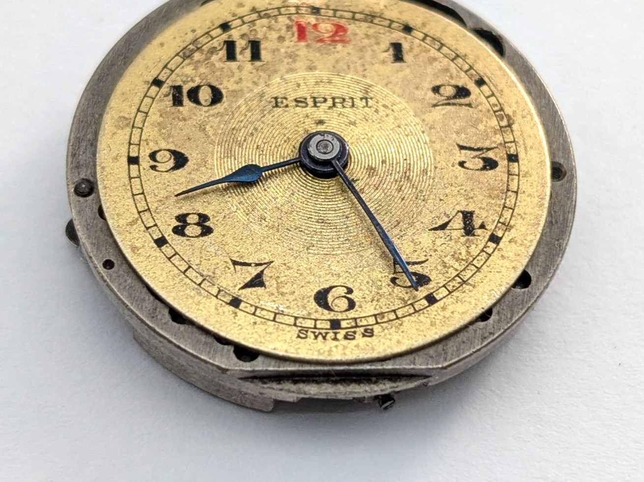 Vintage ESPRIT 7 Jewels Art Deco Ladies 24mm Watch Swiss Movement PARTS REPAIR