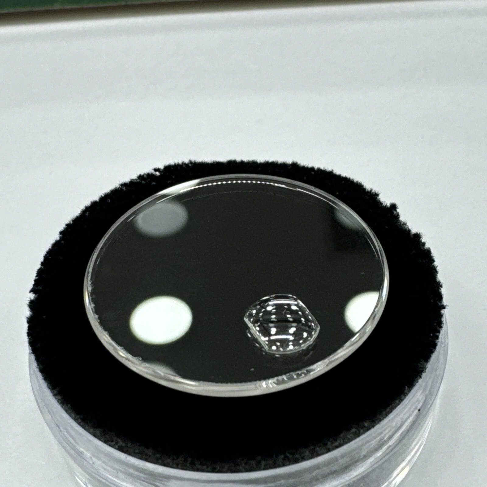 Genuine Rolex 25-295-C Sapphire Crystal Some Scuffs Around The Edges