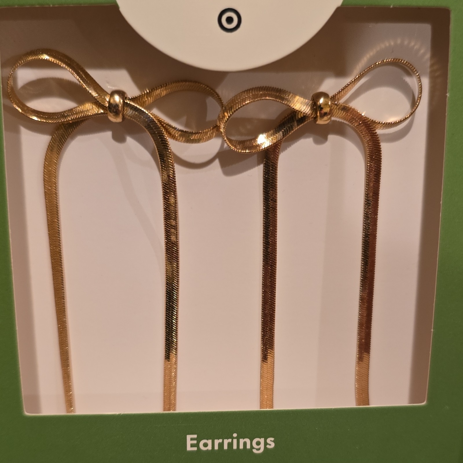 kate spade new york Gold Tone Bow Dangle Drop Earrings, Nickel-Free Metal