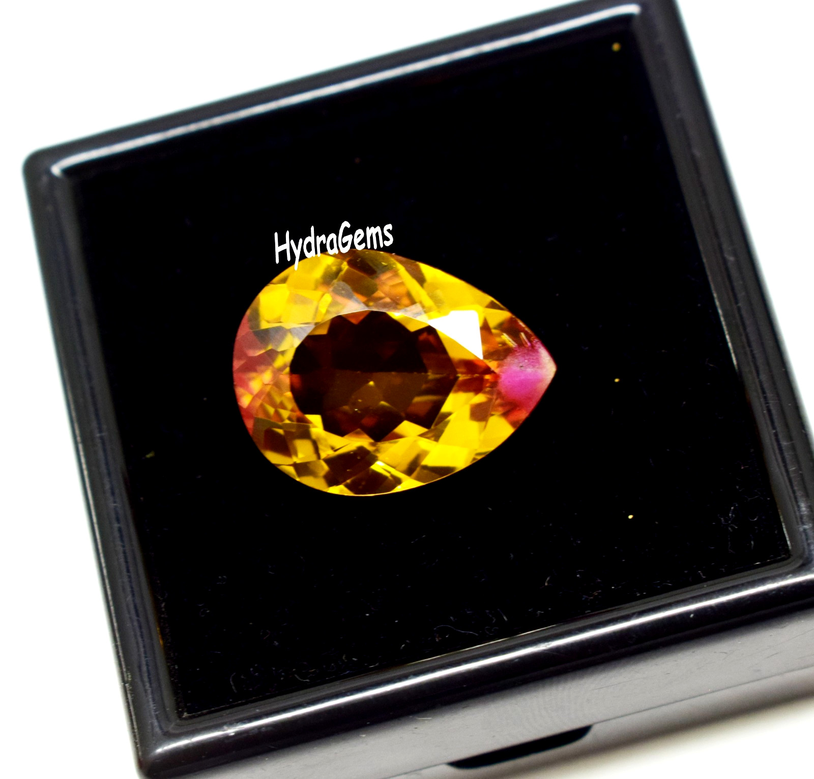 Natural Pitambari Sapphire Golden Honey Yellow-Reddish Tint 12.85 Carat Gemstone