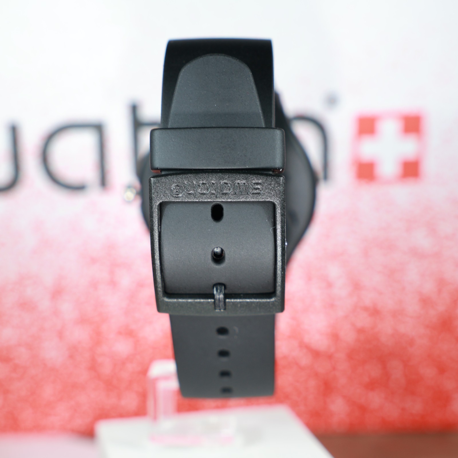 New Swiss Limited Swatch BackToBlack 41MM Matte Black Gray Gold Colored SUOB173