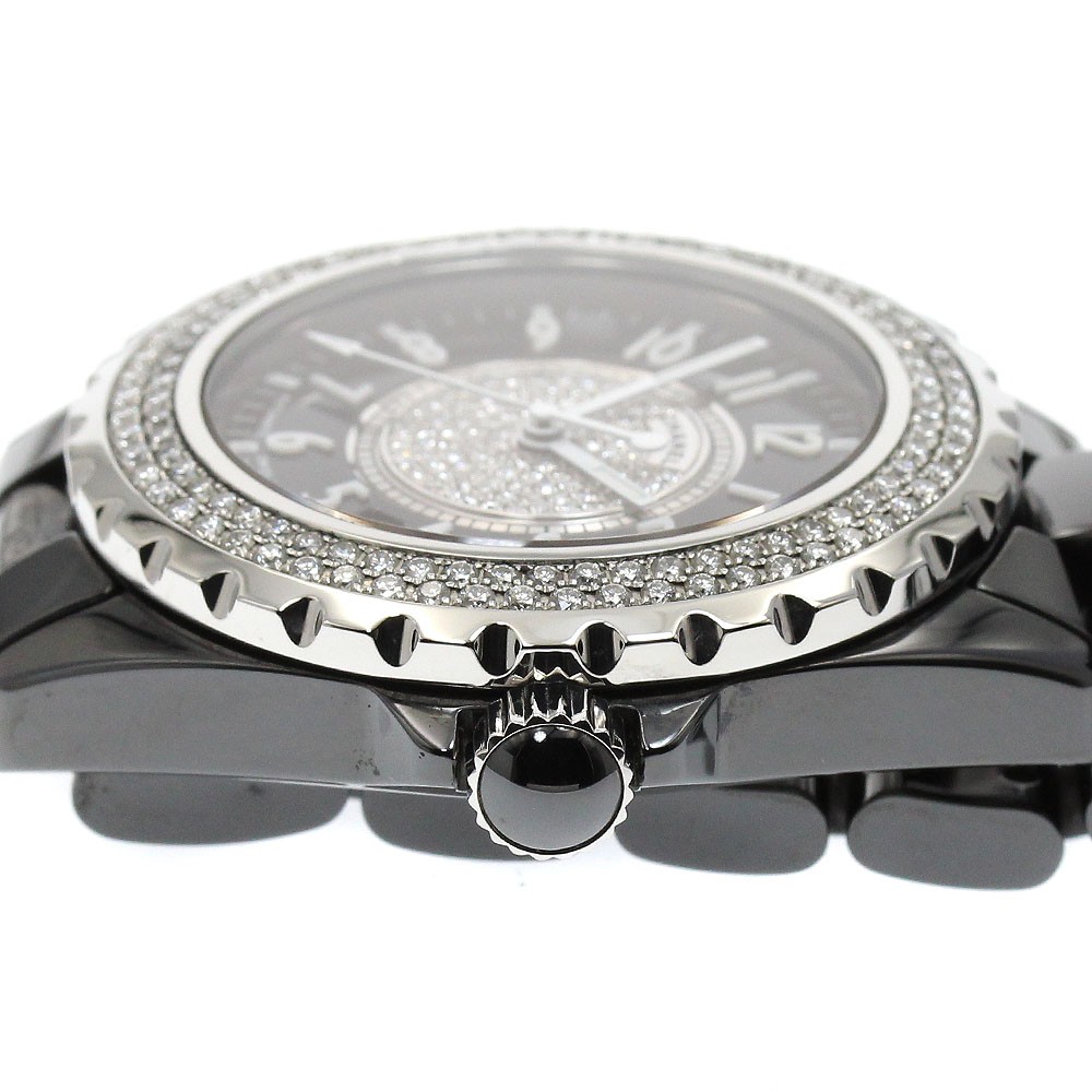 CHANEL J12 H1709 Black ceramic center diamond black Dial Automatic Men’s_910136