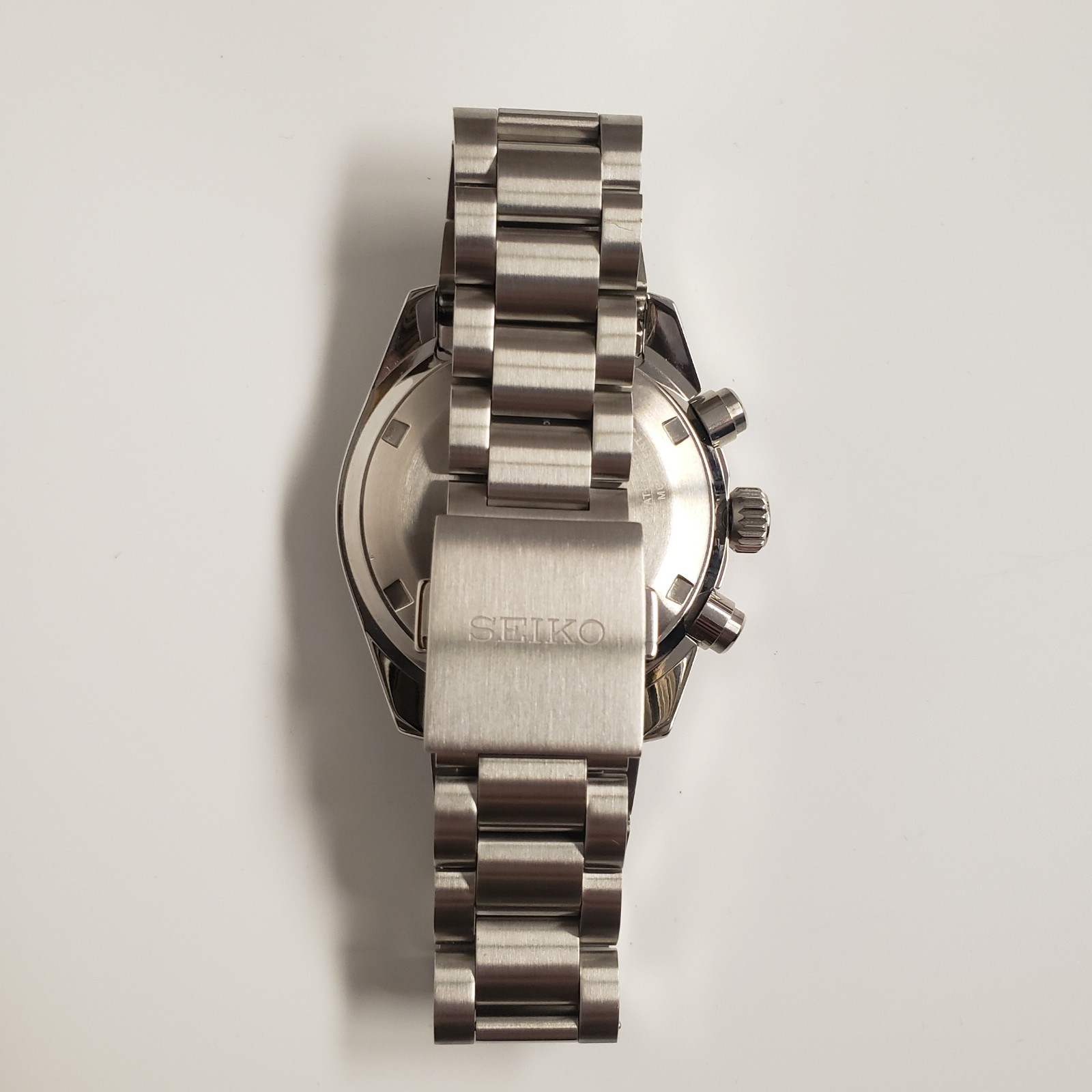 Seiko Prospex Speedtimer Solar White Dial Chrono Men’s Watch SSC911 – Pre-owned