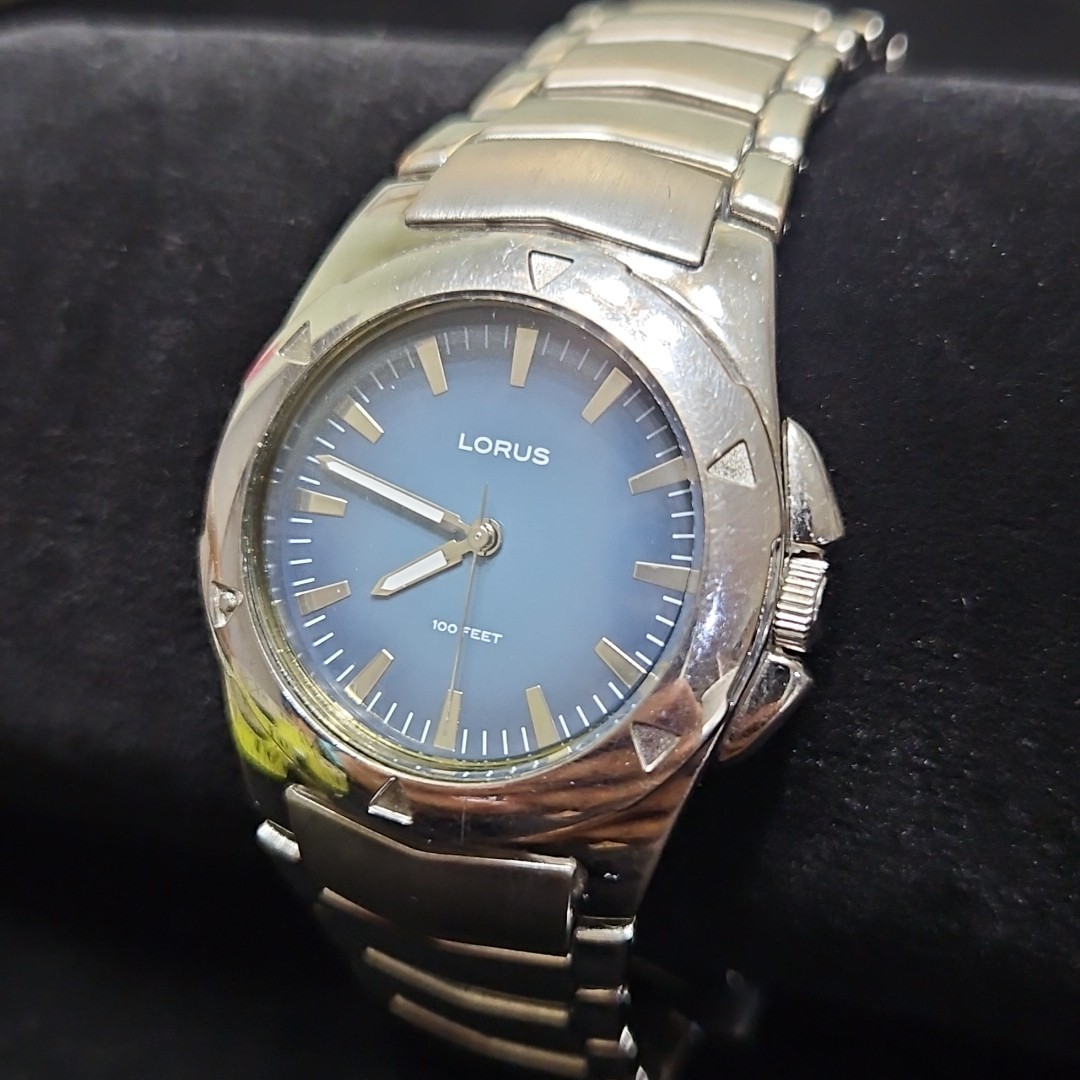 Lorus 100 Feet Watch Men Lr0936 Silver Band