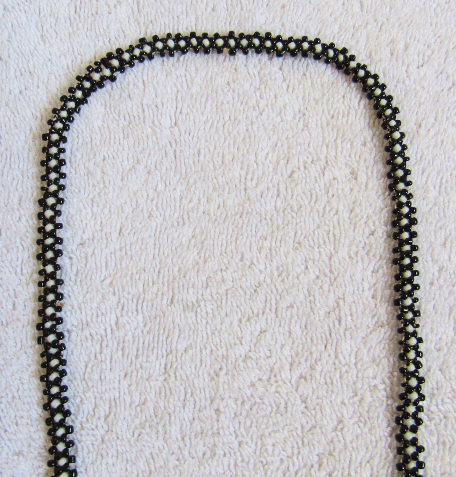 Vintage Beads Beaded Beadwork Design Sioux Indian 3 Medallion Pendant & Necklace