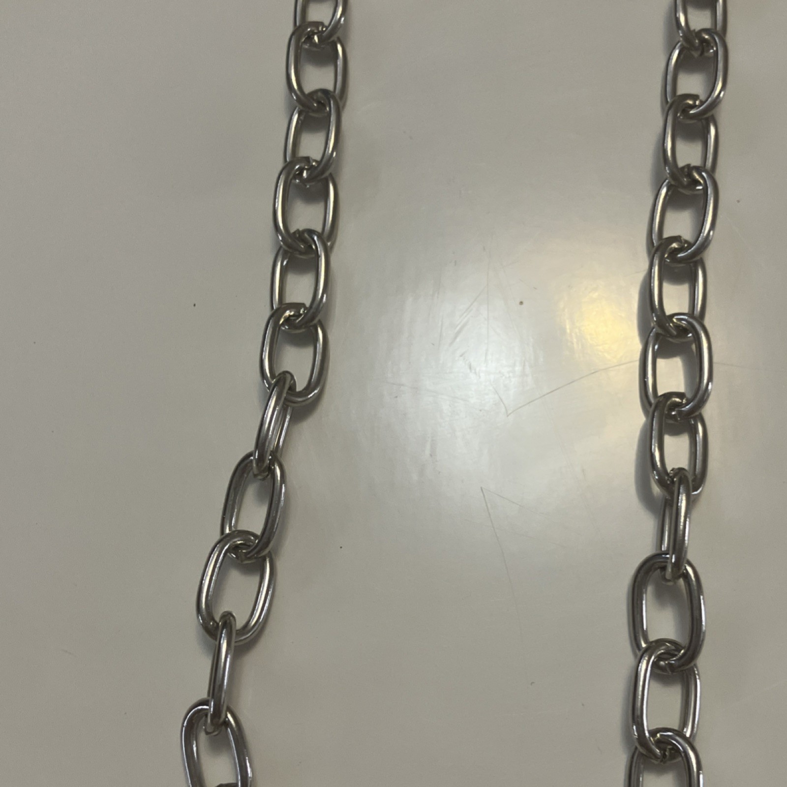 Silver Tone Heart Pendant Necklace Crystal Charm Oval Link Toggle Chain