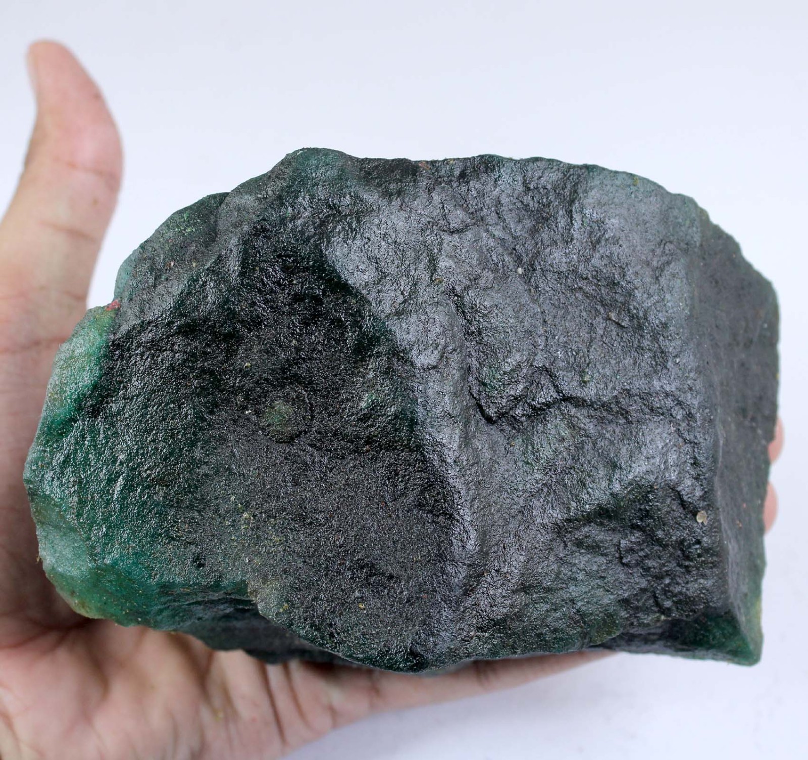 Colombian Green Emerald 4937 Ct/126 mm Natural Gemstone Certified Rough T21010