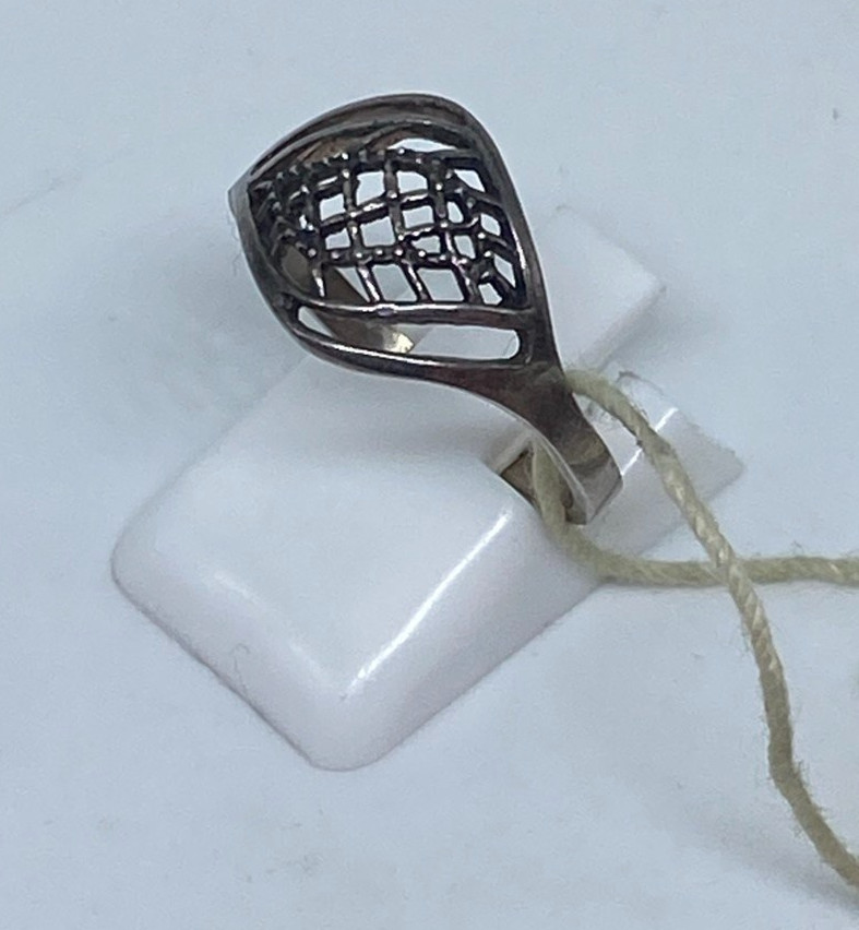 Rings Silver 925 Size 8.5 . Weight 1.95 g. Soviet Vintage Jewelry USSR