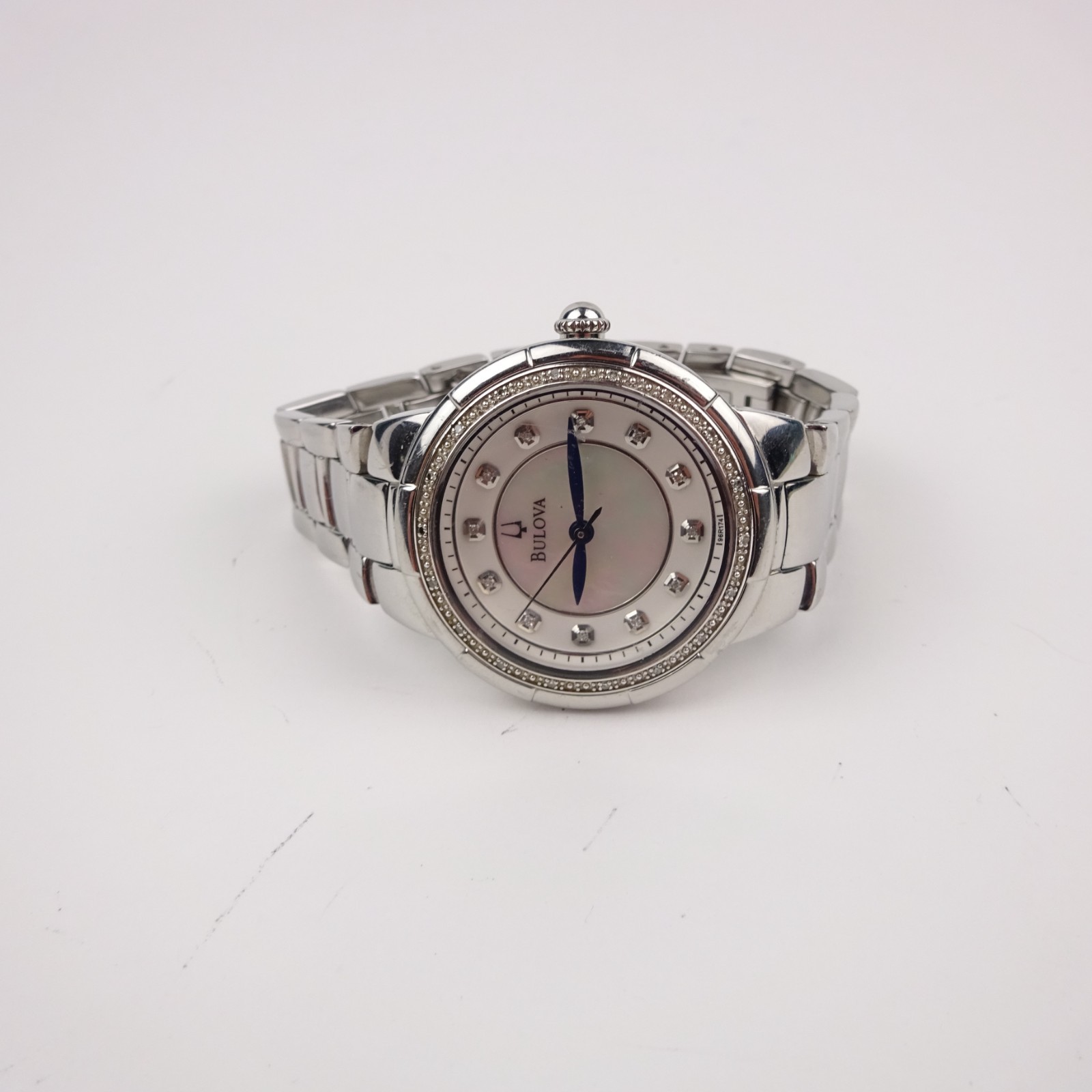 Bulova 96R174 Rosedale Watch Women’s Diamond Mother of Pearl Dial Ladies