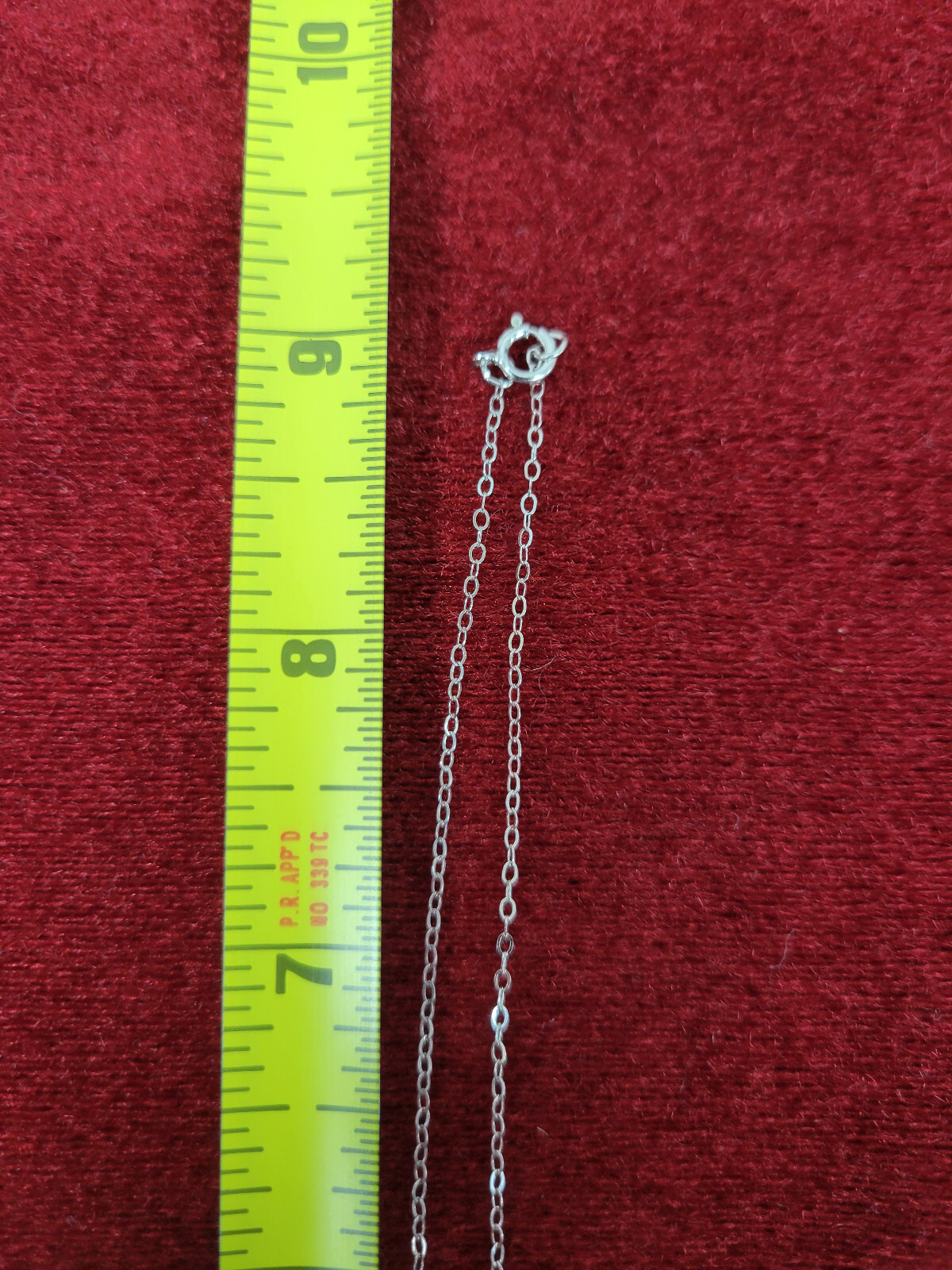 Vintage Lady Blair CUBIC ZIRCONIA Pendant 925 Sterling Silver Necklace 18″