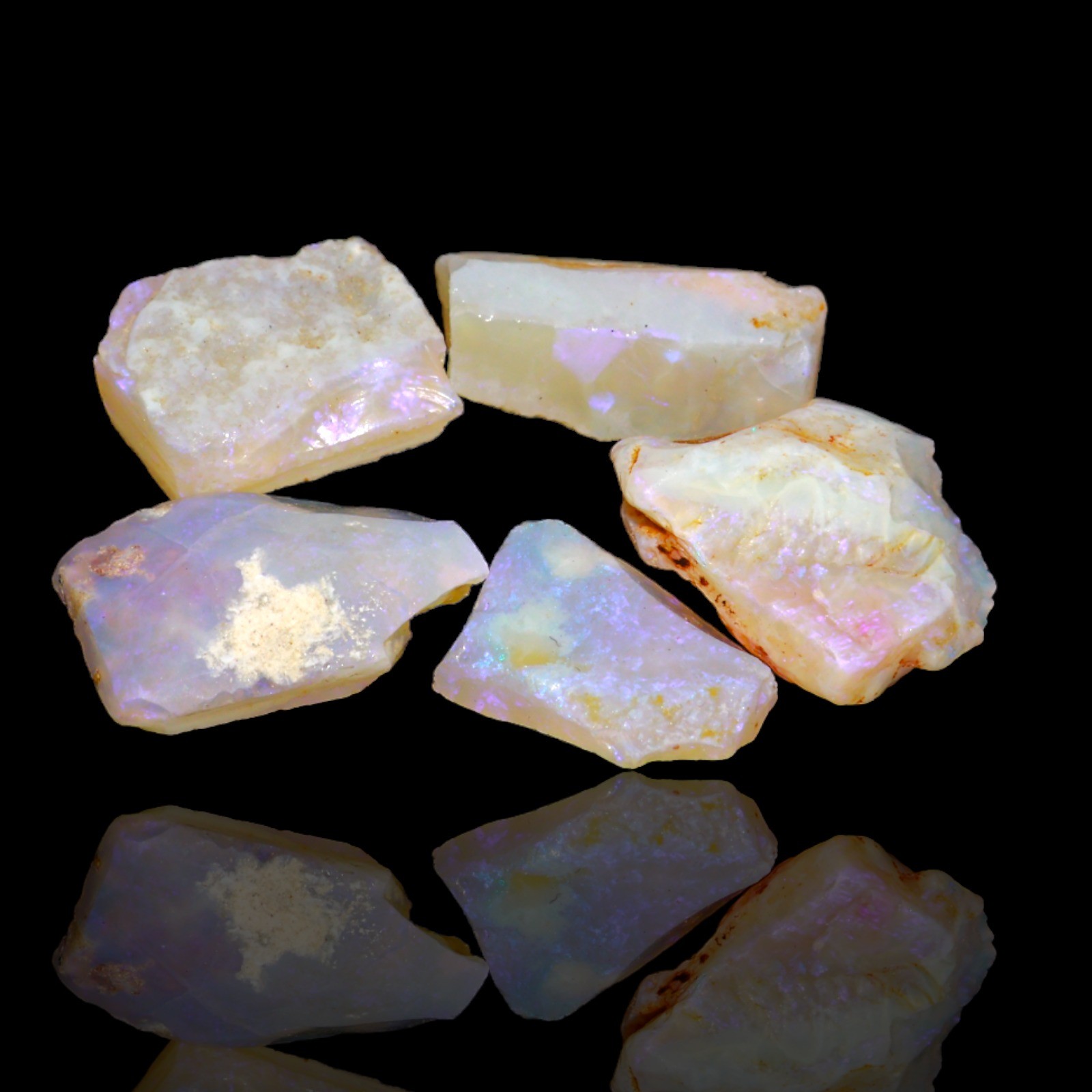 21.95 Cts Fire Opal Making Rough Natural 5 Pcs Lot 13x4x9 mm To 16x4x10 mm