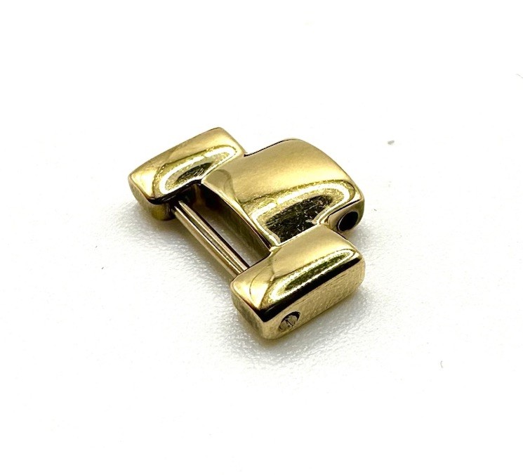 New Genuine Ladies Gucci 3300L Yellow Gold Color 12mm Complete Link For Bracelet