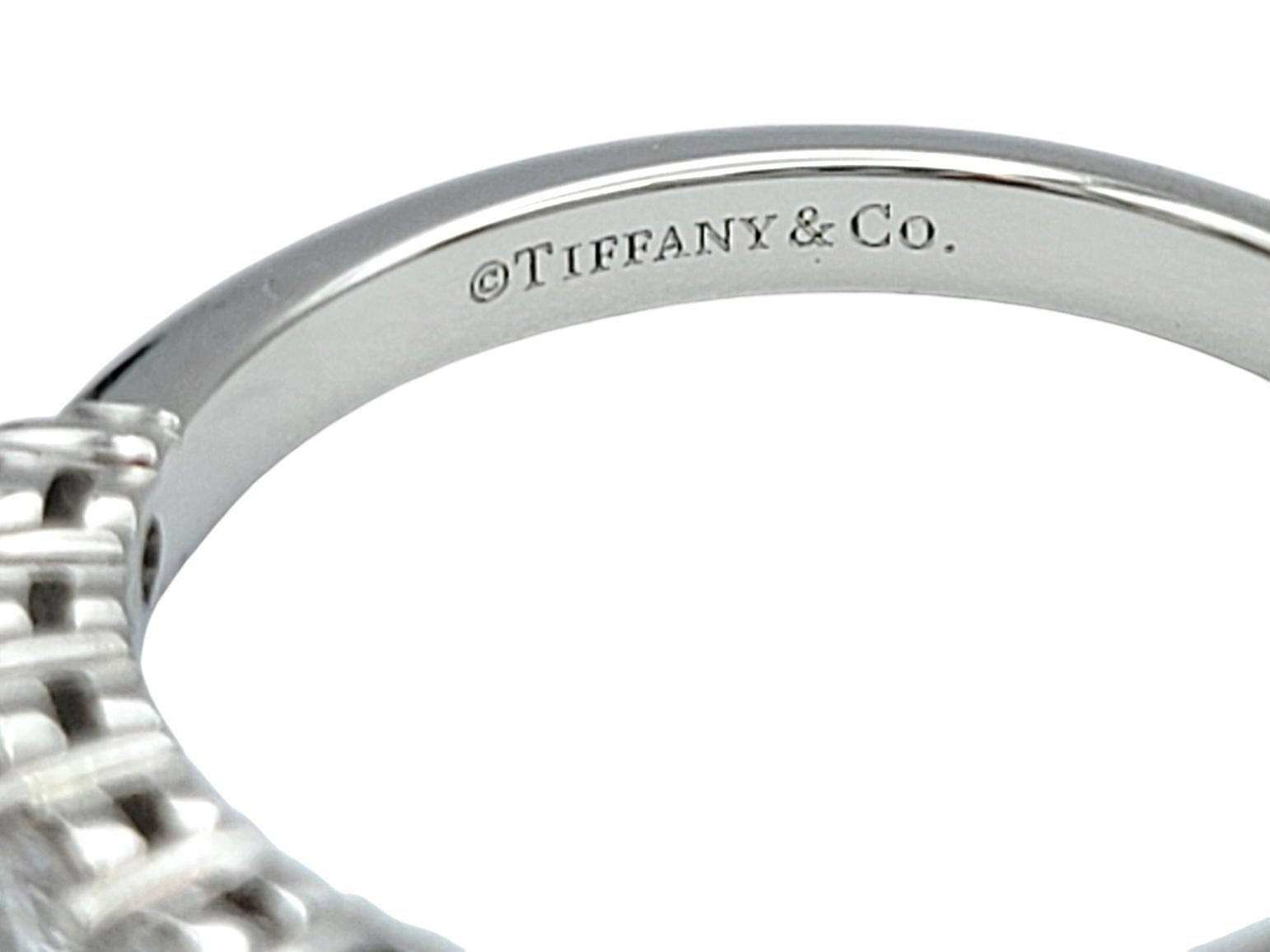 Tiffany & Co. Tiffany Forever Round Diamond Semi-Eternity Band Ring in Platinum