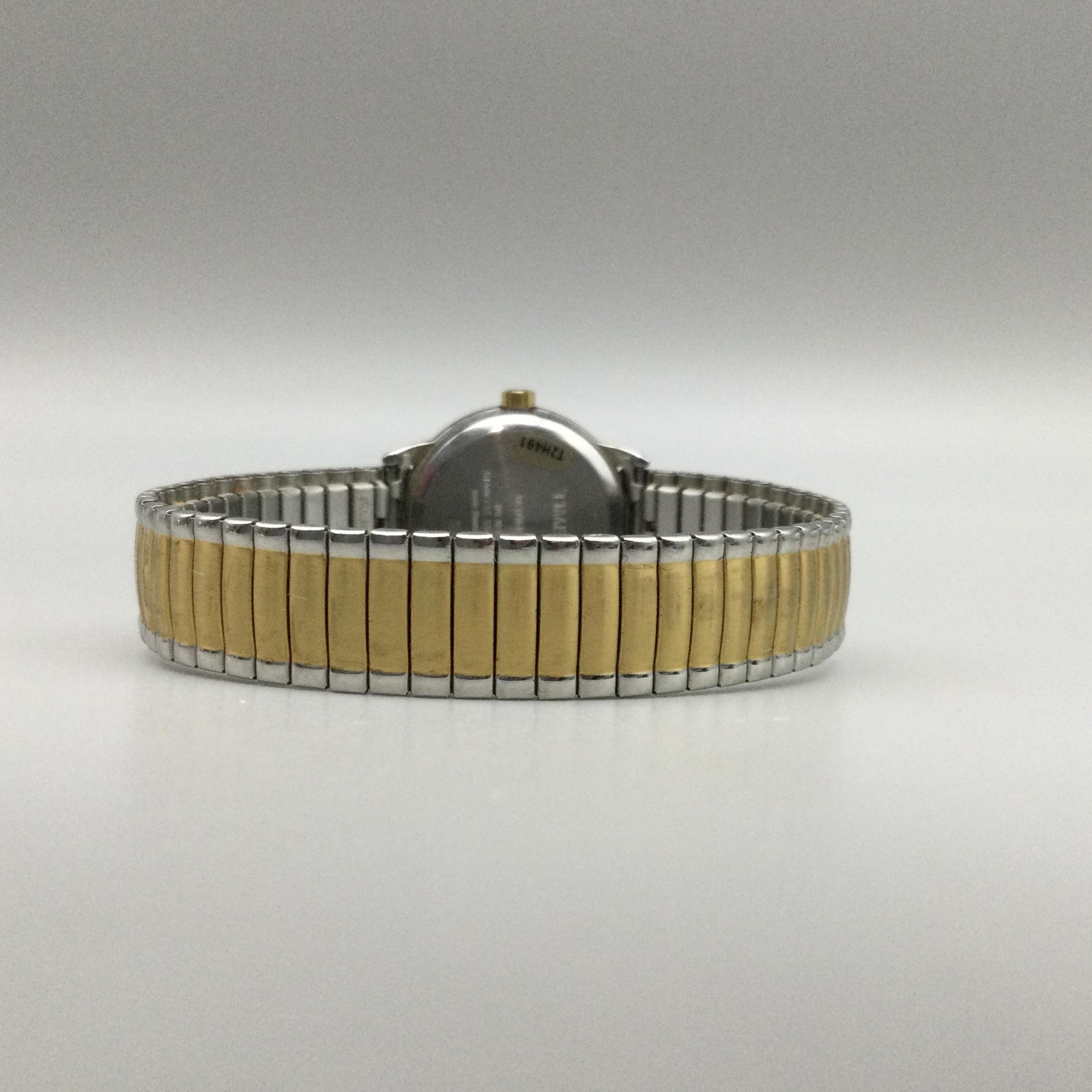 Timex Easy Reader Watch Women Indiglo 25mm Gold Tone Date Stretch New Battery