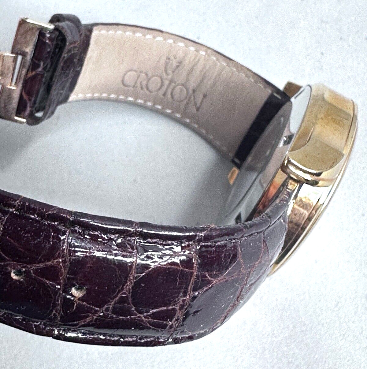 Men’s Croton Wristwatch Limited Edition 0141/1000 Leather Band with Box