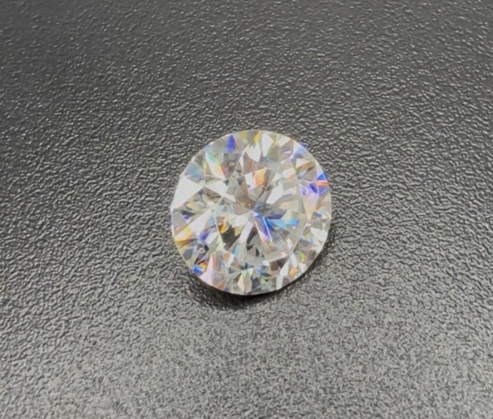 GRA Certified Moissanite Loose Round Cut .5 Ct -15 Ct. USA Seller Free Ship!!