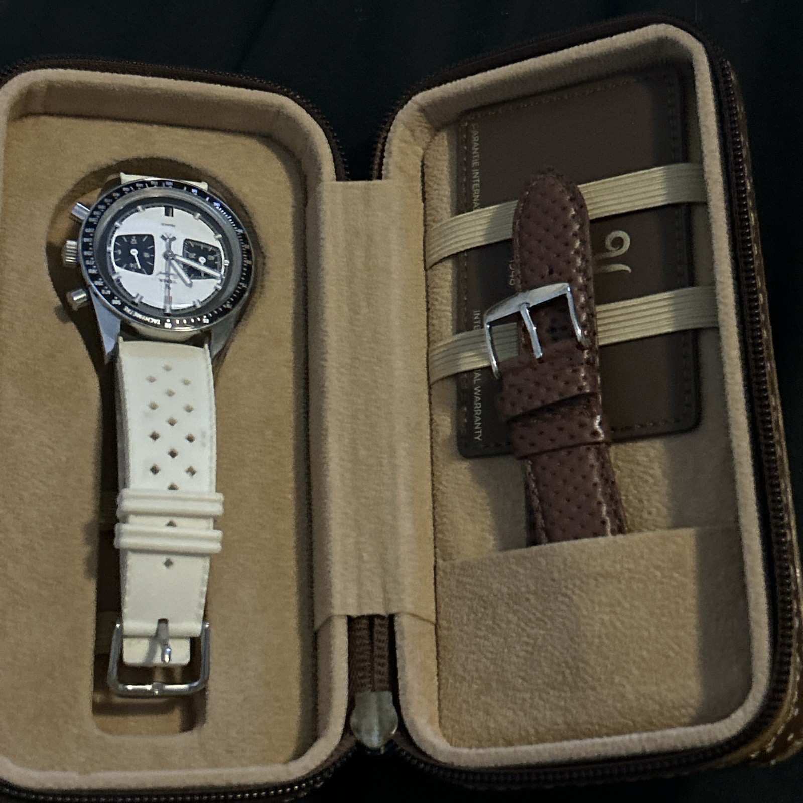 Yema Rallygraf Meca Panda Chronograph White